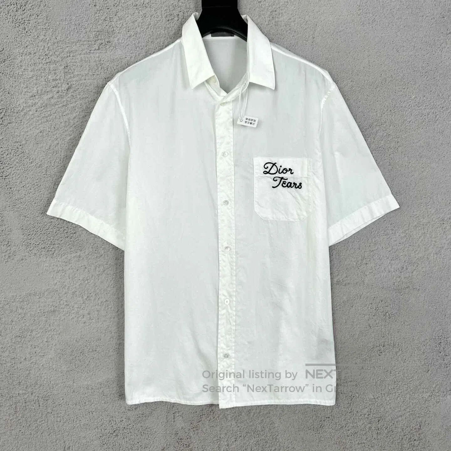 Dior Dior SIZE39 x Denim Tears FW23 – Solid-color shirt with log Size US M / EU 48-50 / 2 - 1 Thumbnail