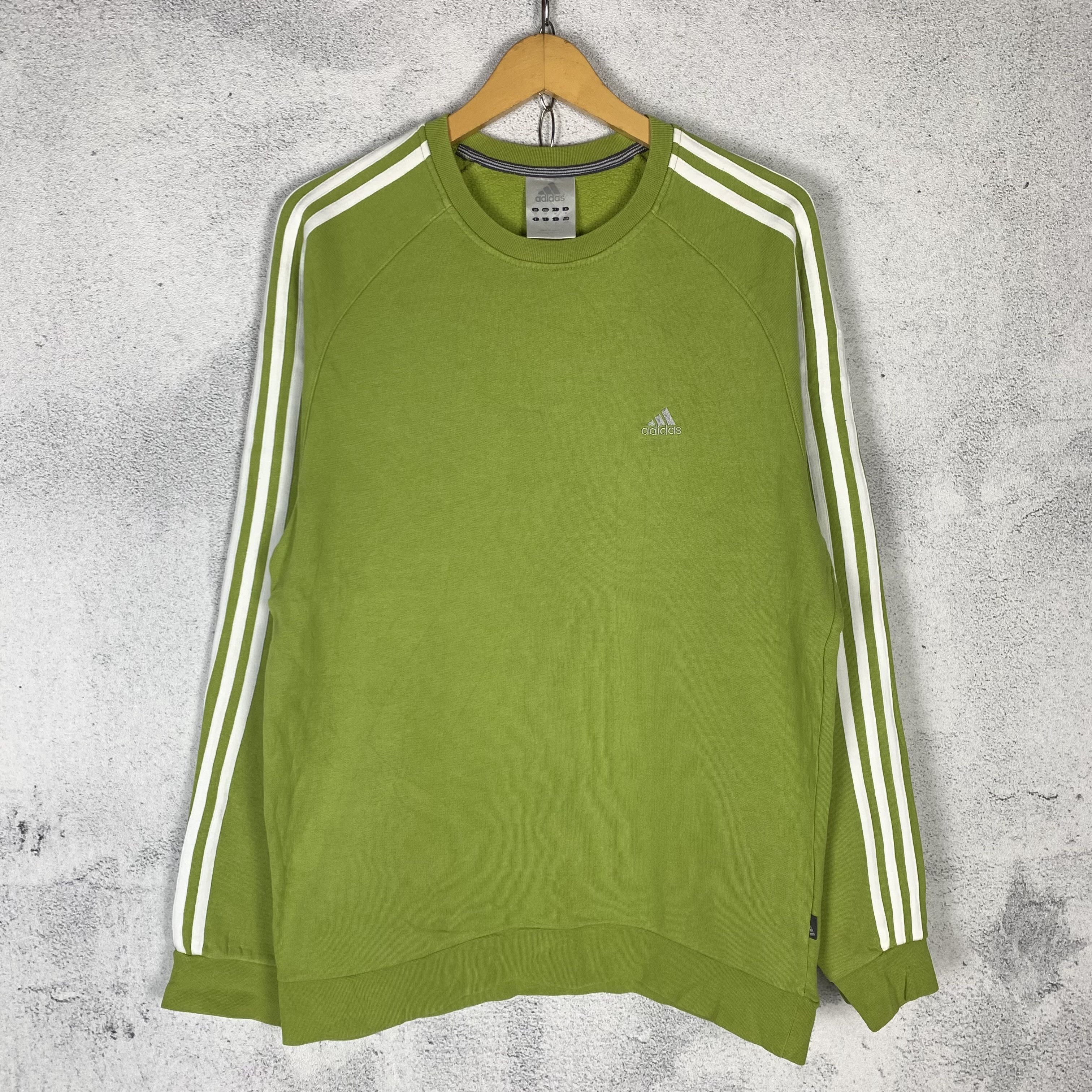 Adidas Adidas Y2K Three Stripes Sweatshirt Crewneck Size US M / EU 48-50 / 2 - 1 Thumbnail