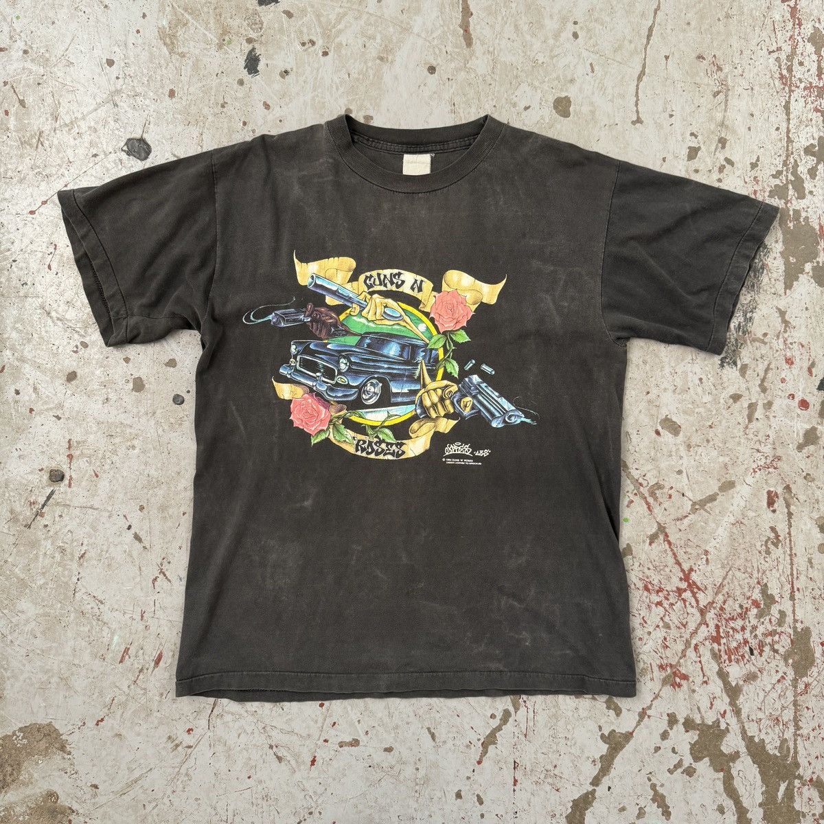 Brockum VERY RARE VINTAGE GUNS N ROSES SHIRT 1993 USE YOUR