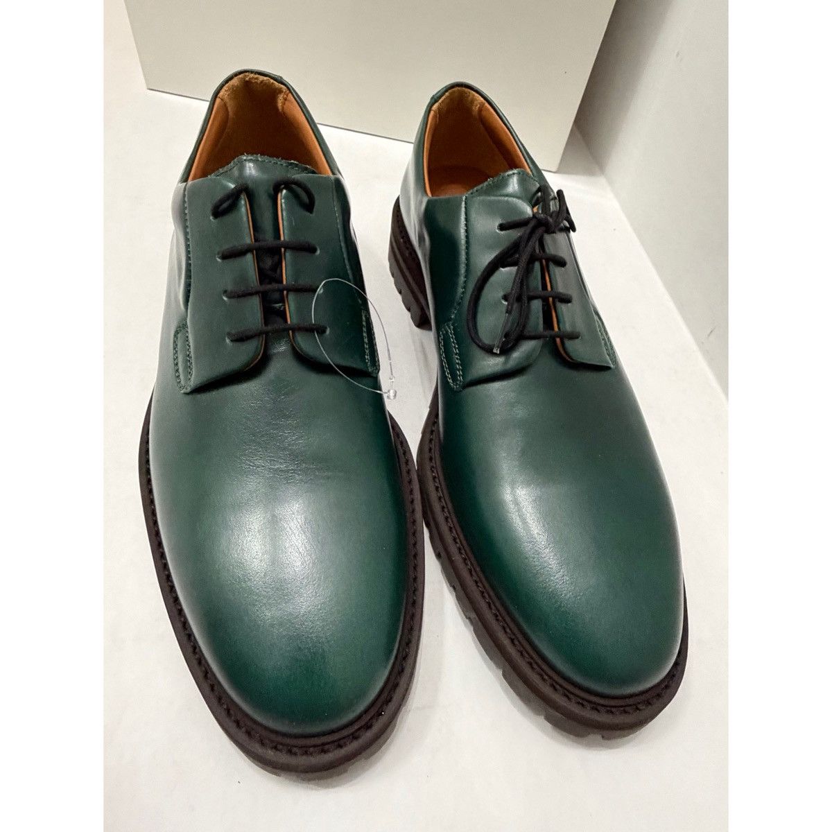 Common Projects COMMON PROJECTS DERBY GREEN SHOES Size US 9 / EU 42 - 5 Thumbnail