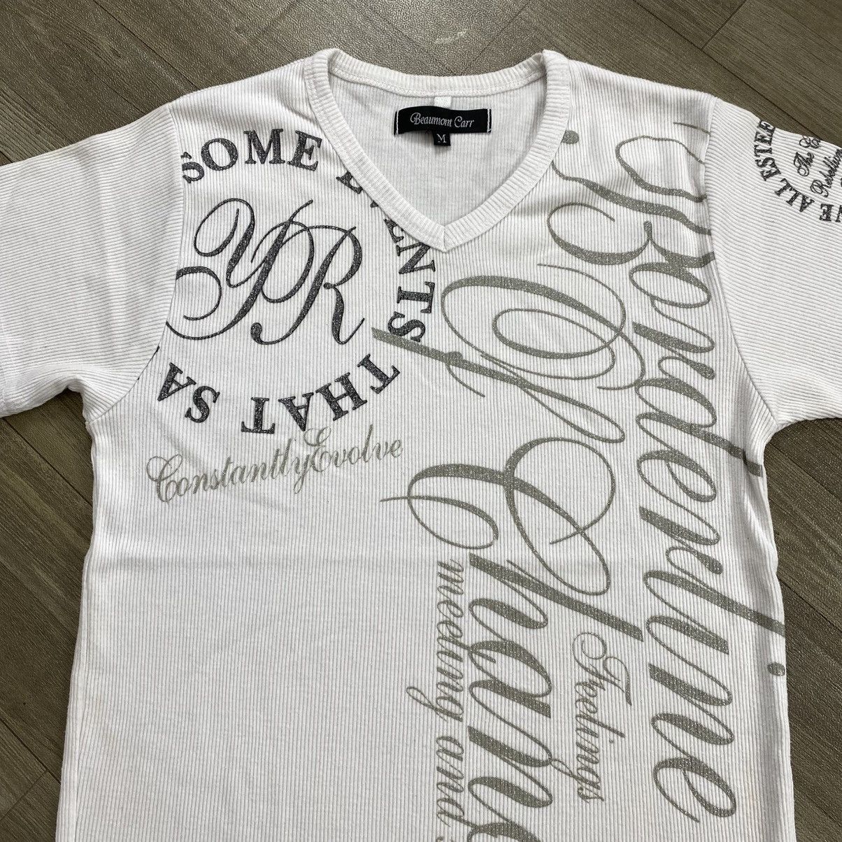 Japanese Brand 2000s Beaumont Car Poem Ifsixwasnine Y2K Lgb Style Tee Size US M / EU 48-50 / 2 - 2 Thumbnail