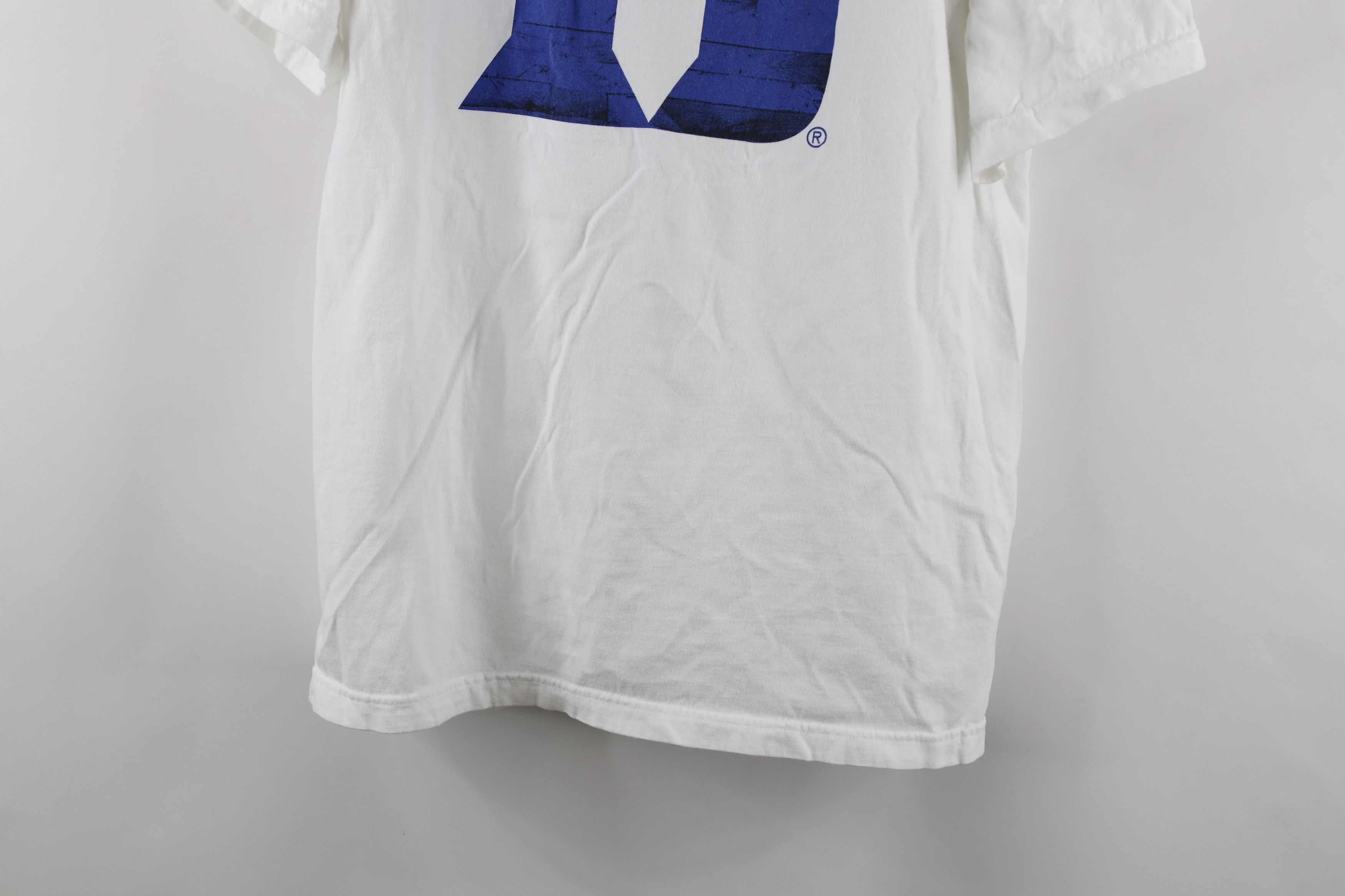 Nike × Vintage Vintage Nike Big Logo Duke University Short Sleeve T-Shirt Size US L / EU 52-54 / 3 - 3 Thumbnail