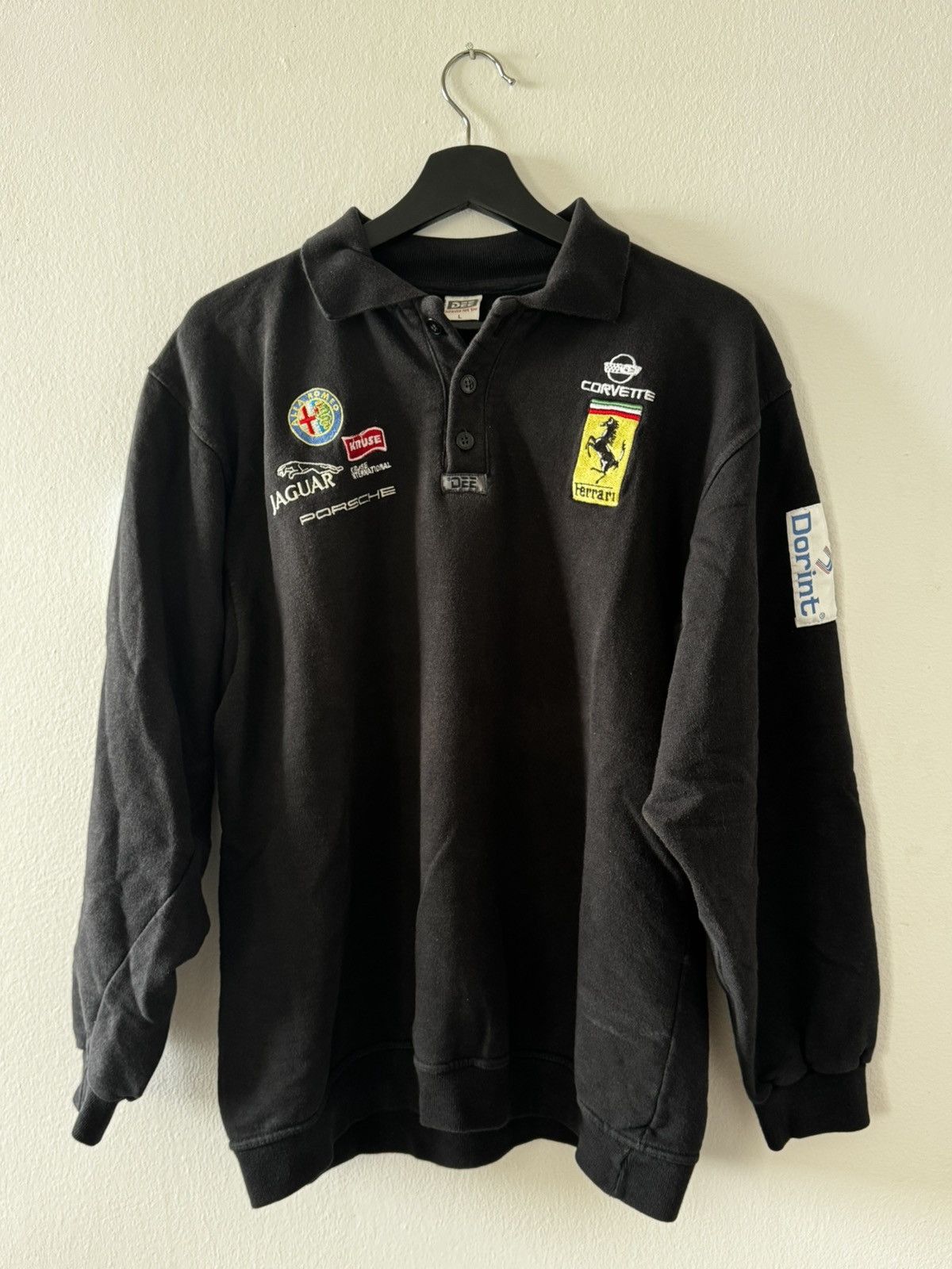 Vintage AvD Oldtimer Grand Prix Nurburgring Racing Sweatshirt 1996 Size US L / EU 52-54 / 3 - 1 Thumbnail