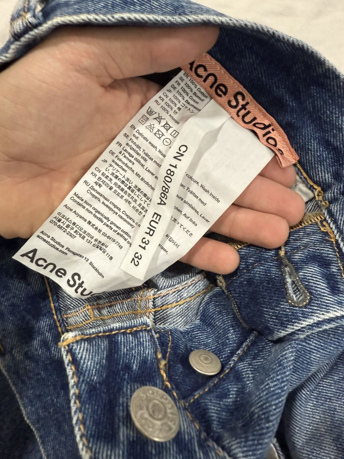Acne Studios Acne Studios 1992M Bootcut Jeans Size US 31 - 3 Thumbnail