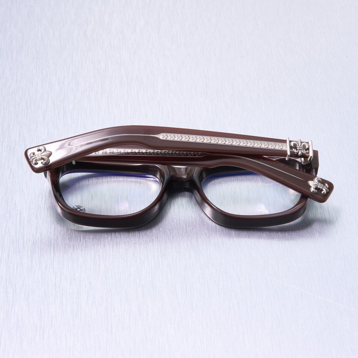 Chrome Hearts CHROME HEARTS SEE YOU IN TEA CLASSIC BROWN GLASSES Size ONE SIZE - 8 Thumbnail