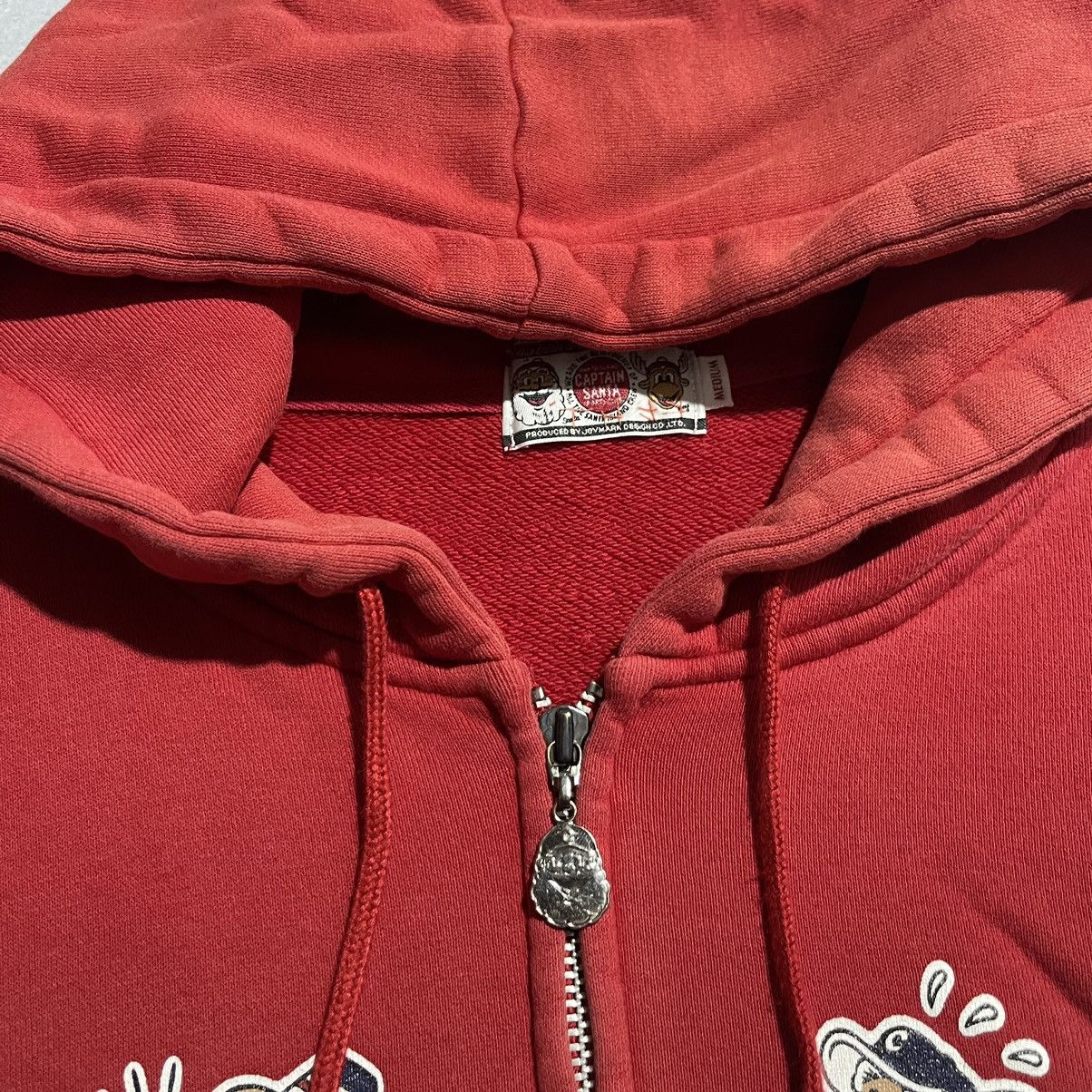 Vintage Vintage 90s Captain Santa Joymark Design Cartoon Zip Hoodie Size US M / EU 48-50 / 2 - 3 Thumbnail