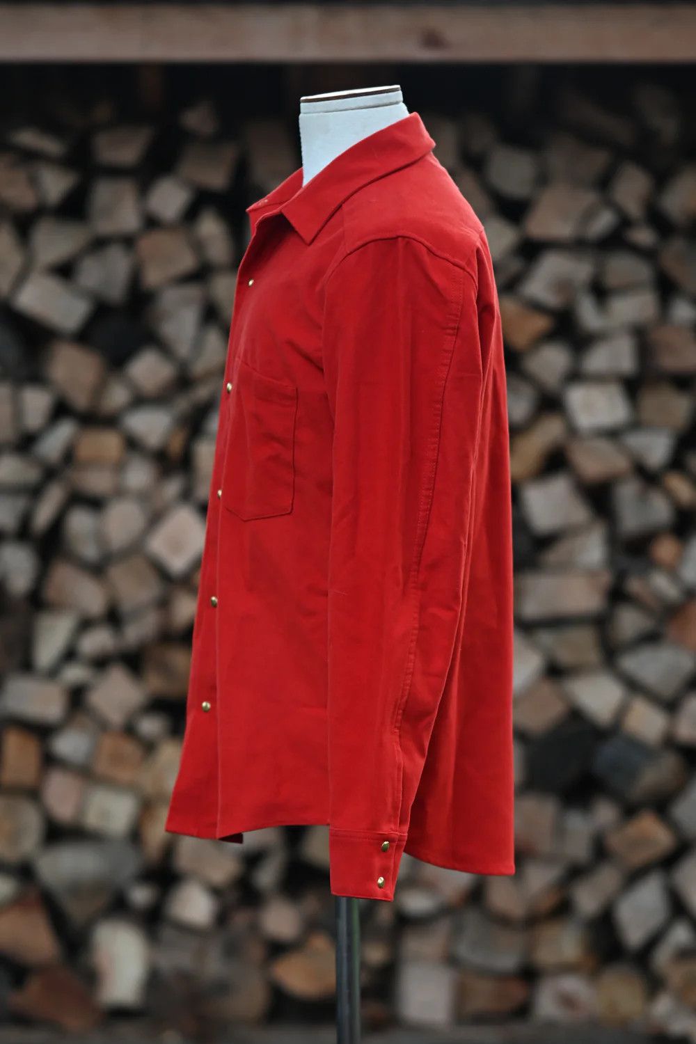 Ship John 💚 Ship John Jerry Shirt Heirloom Red Moleskin Medium NEW Size US M / EU 48-50 / 2 - 3 Thumbnail