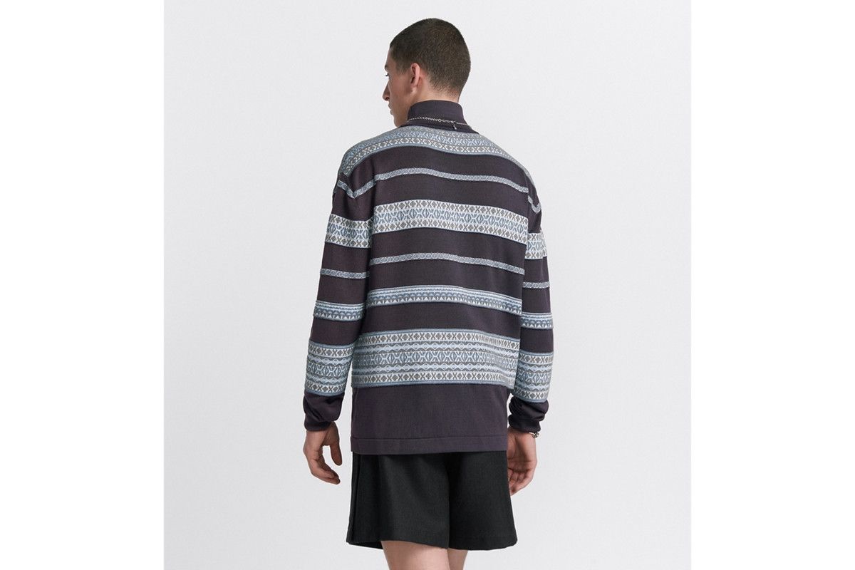 Dior o1bcso1str0226 CD Diamond Mock Neck Sweater in Grey Size US L / EU 52-54 / 3 - 5 Thumbnail