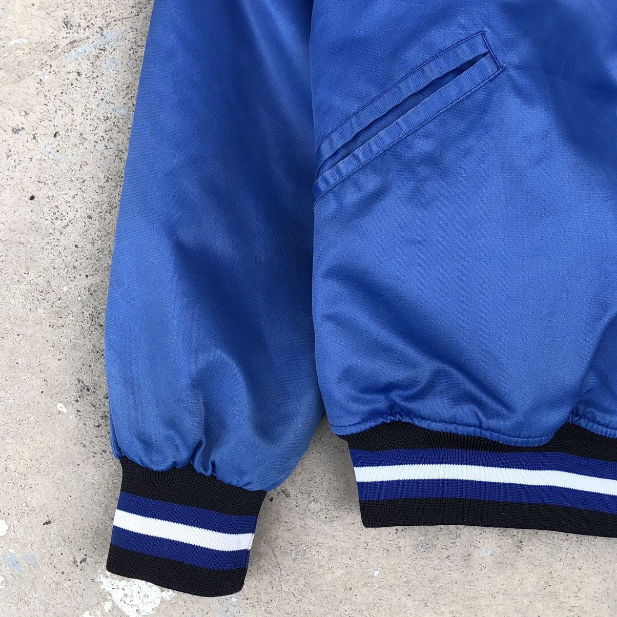 Vintage Vintage 80s 90s Mr.Moval Satin Varsity Jacket Size US L / EU 52-54 / 3 - 4 Thumbnail