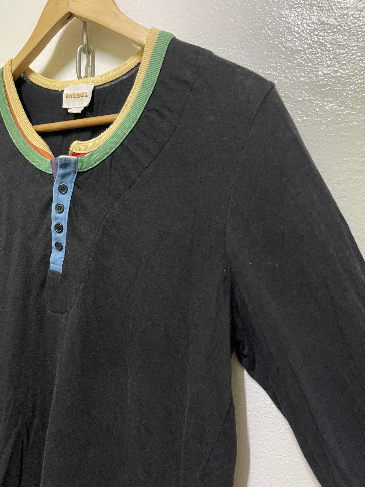 Diesel Diesel Long Sleeve Double Layer Button T Shirt Size US S / EU 44-46 / 1 - 5 Thumbnail