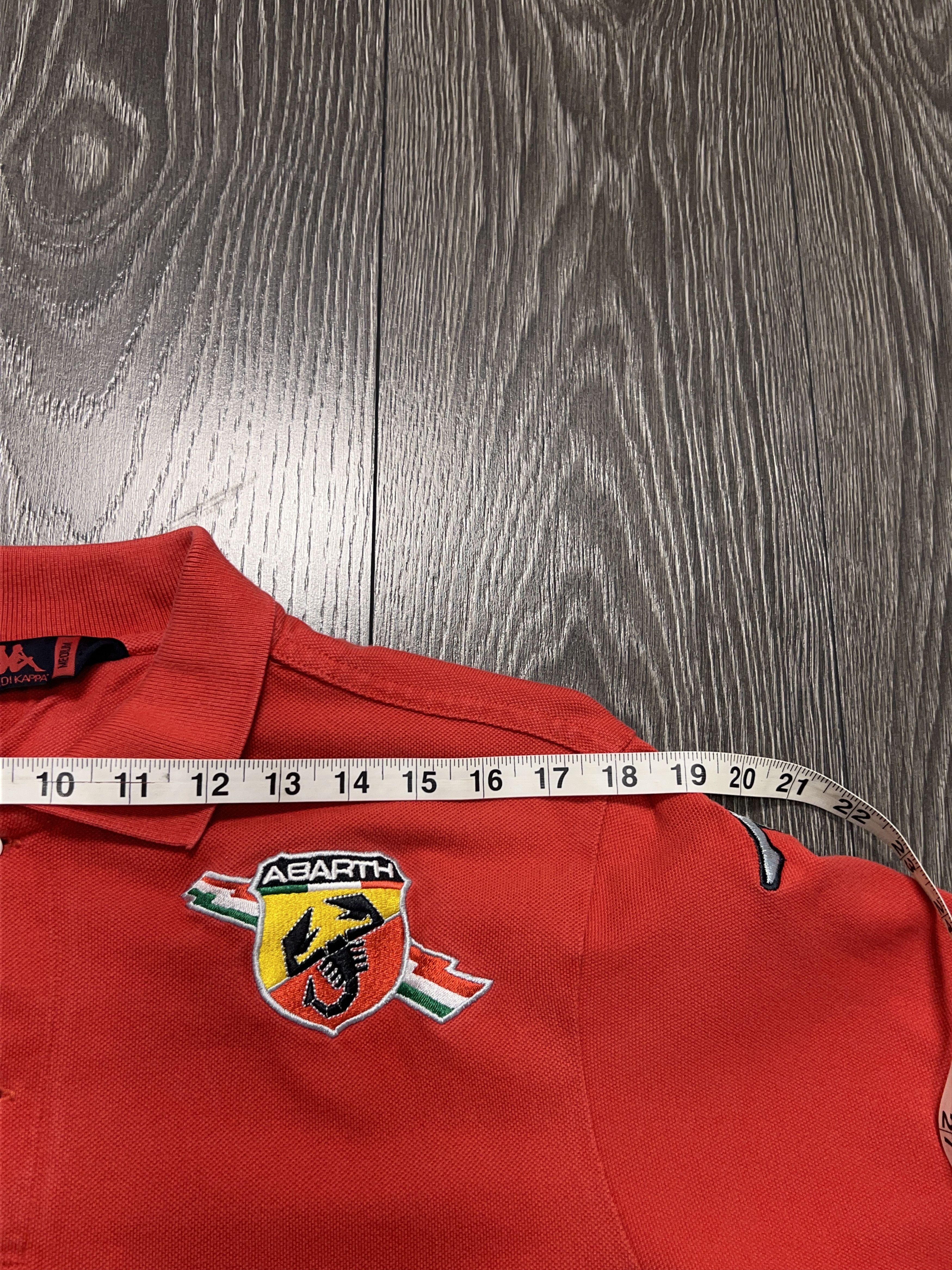 Kappa Abarth Racing Squadra Corse Fiat Polo T Shirt Tee Size M Size US M / EU 48-50 / 2 - 8 Thumbnail