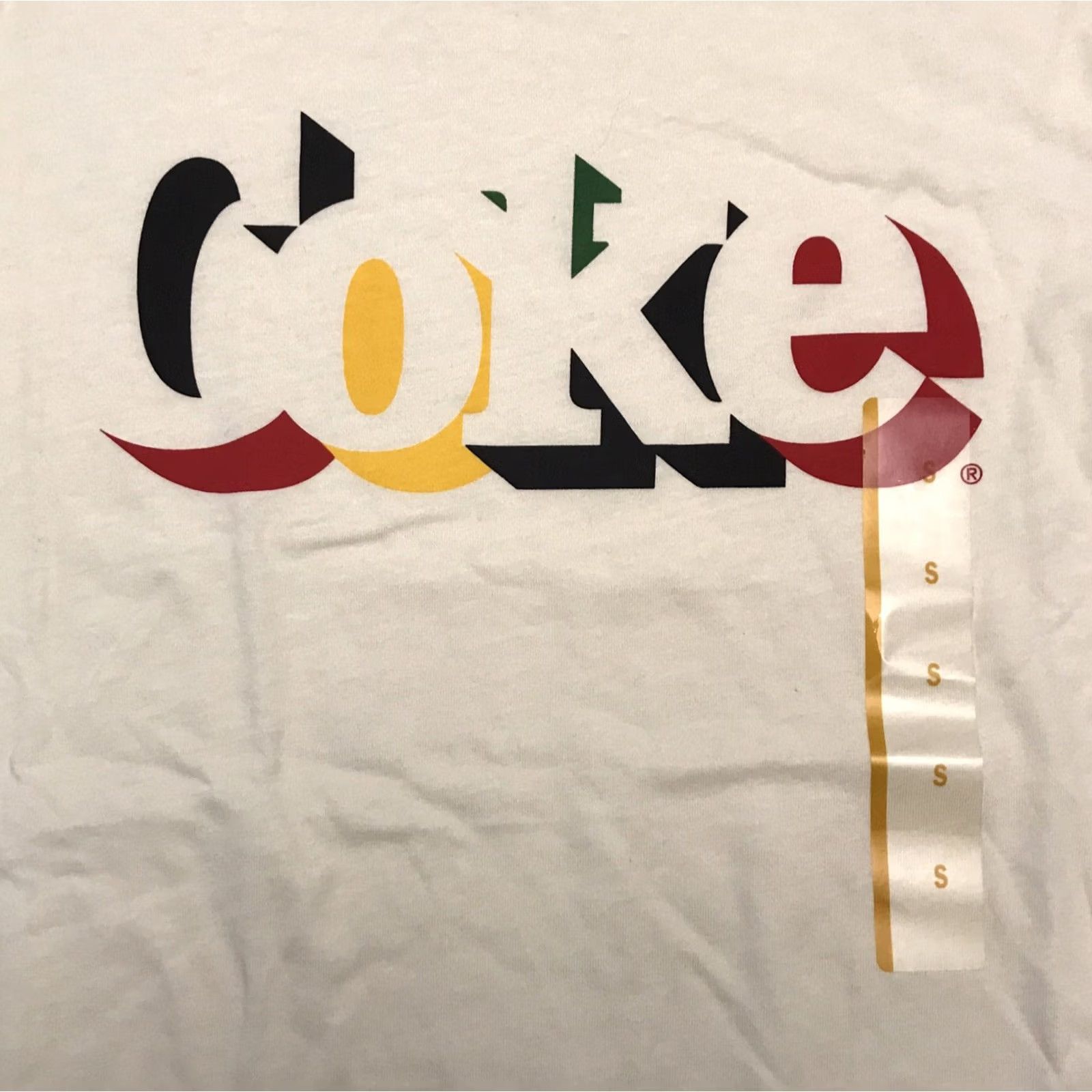 Vintage Coke coca cola graphic print top t shirt juniors SMALL ivory beige new NWT 206 Size S / US 4 / IT 40 - 5 Thumbnail
