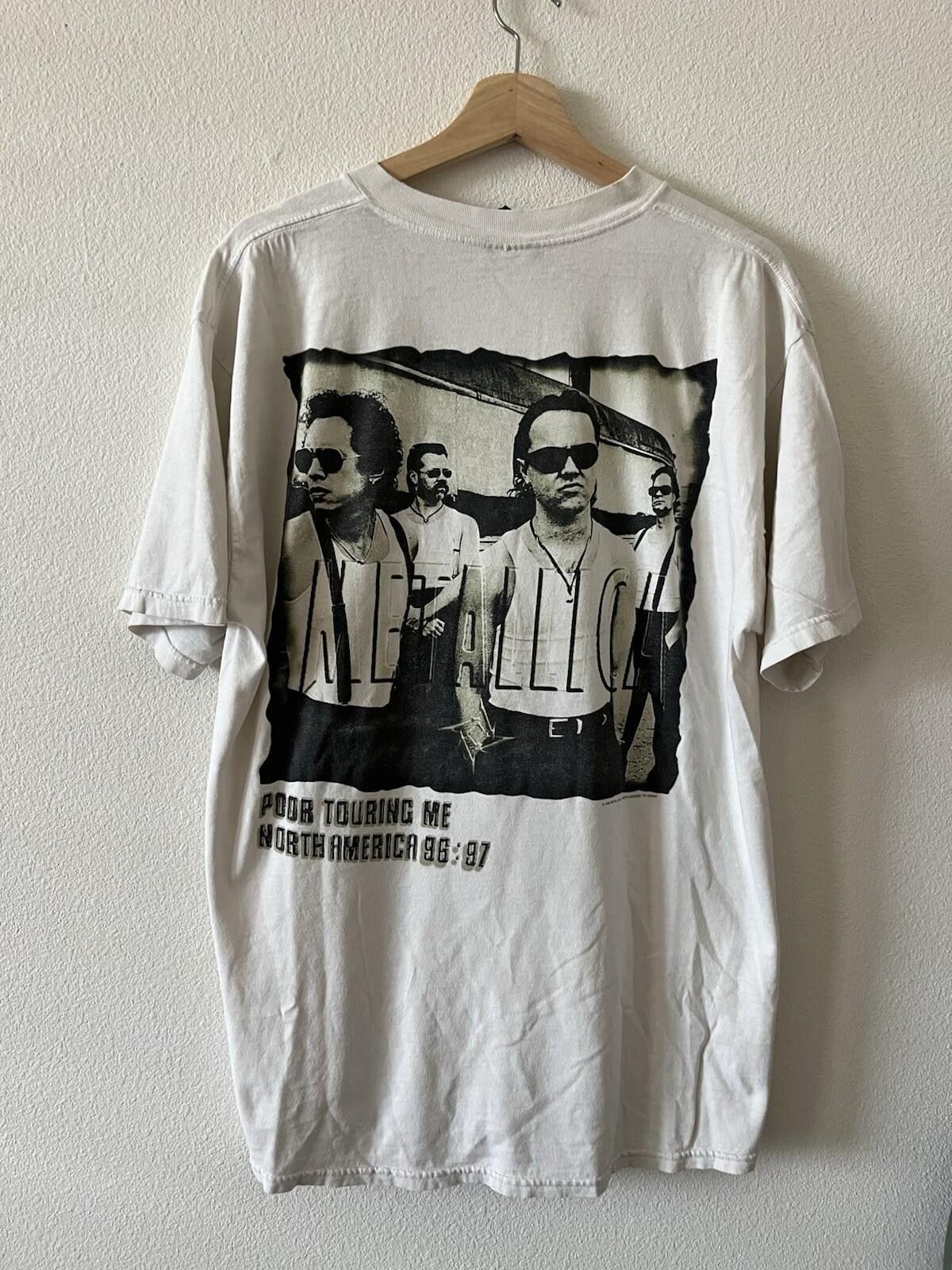 Metallica Vintage 1996 Metallica Poor Touring Me Tee XL Gian Size US XL / EU 56 / 4 - 1 Thumbnail