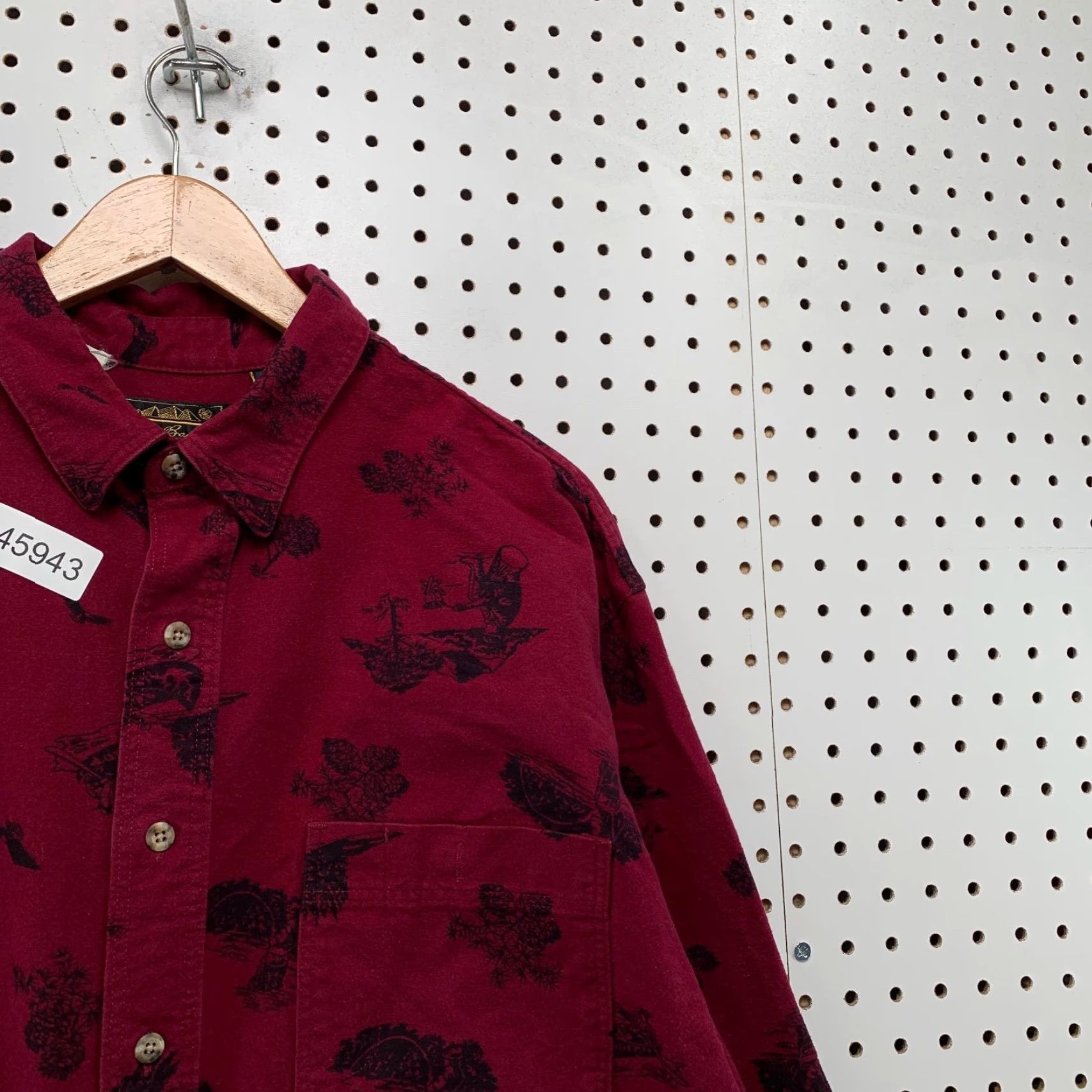 Eddie Bauer VINTAGE Eddie Bauer Button Shirt Mens XL 80s Red Fishing Hunting 90s Made USA Size US XL / EU 56 / 4 - 7 Thumbnail