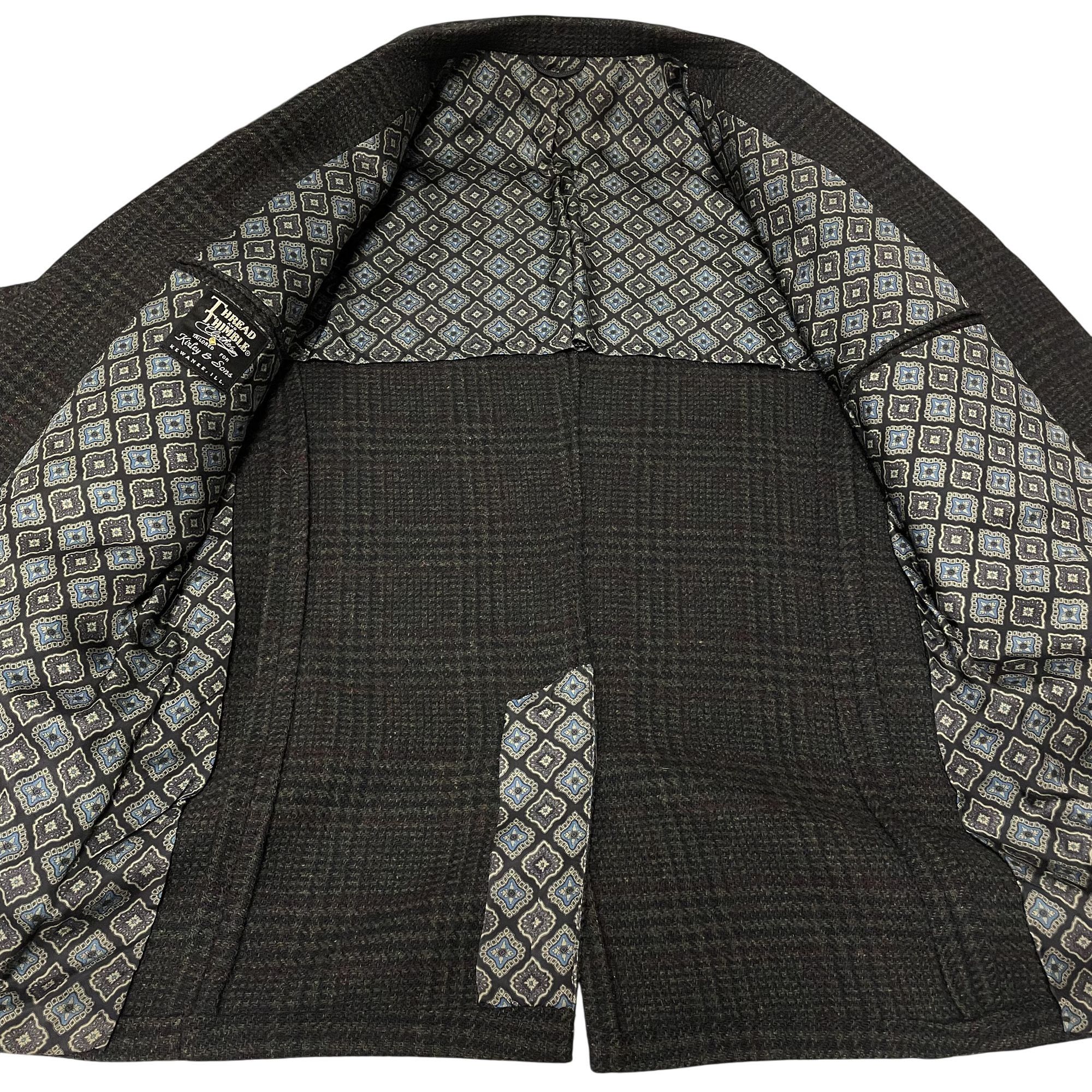 Other Vtg Thread & Thimble Wool TWEED Rockabilly Sport Coat Size 40R - 4 Thumbnail