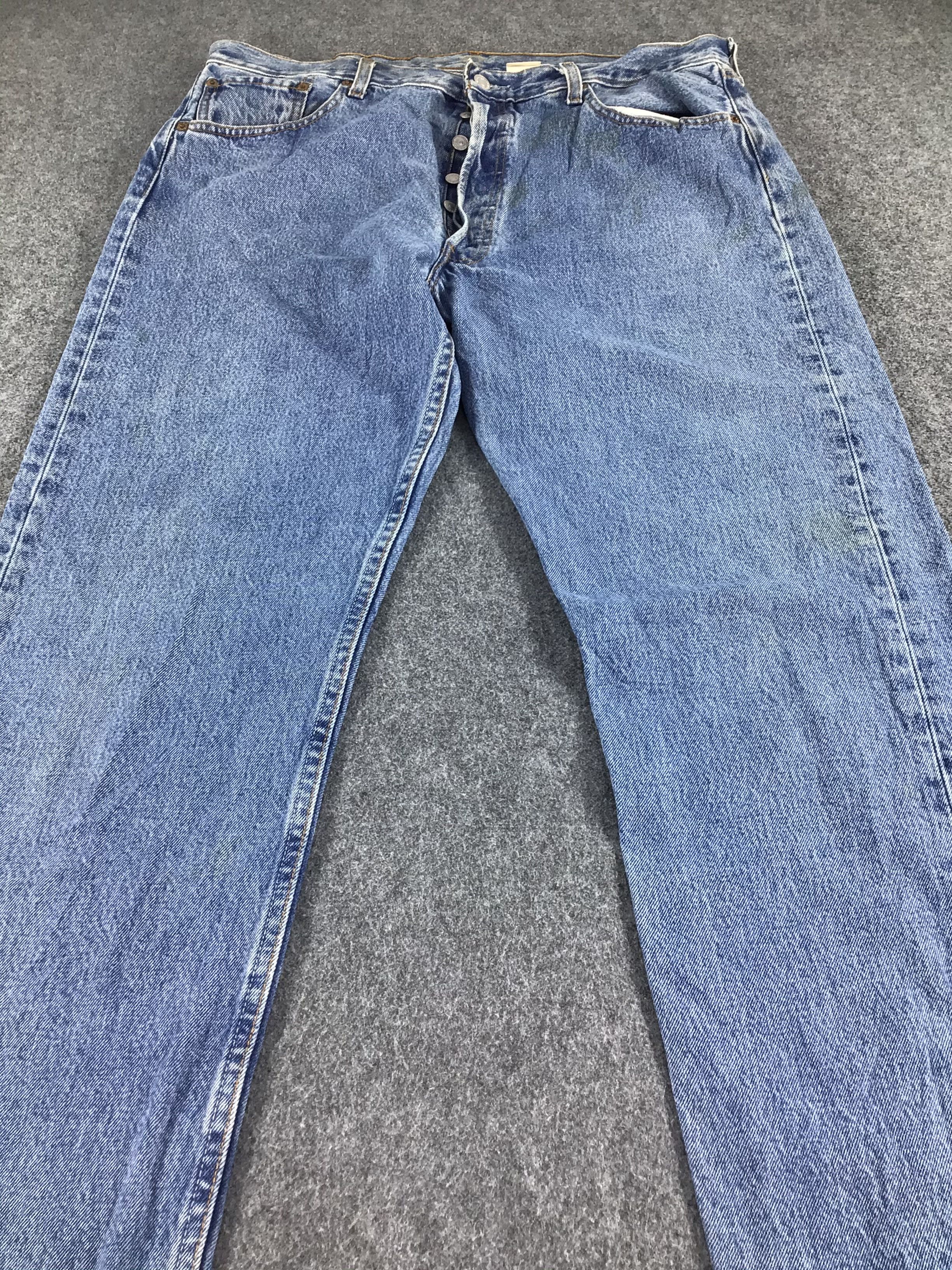 Levi's Vintage Levis 501 Jeans Faded Blue Denim -J351 Size US 37 - 3 Thumbnail