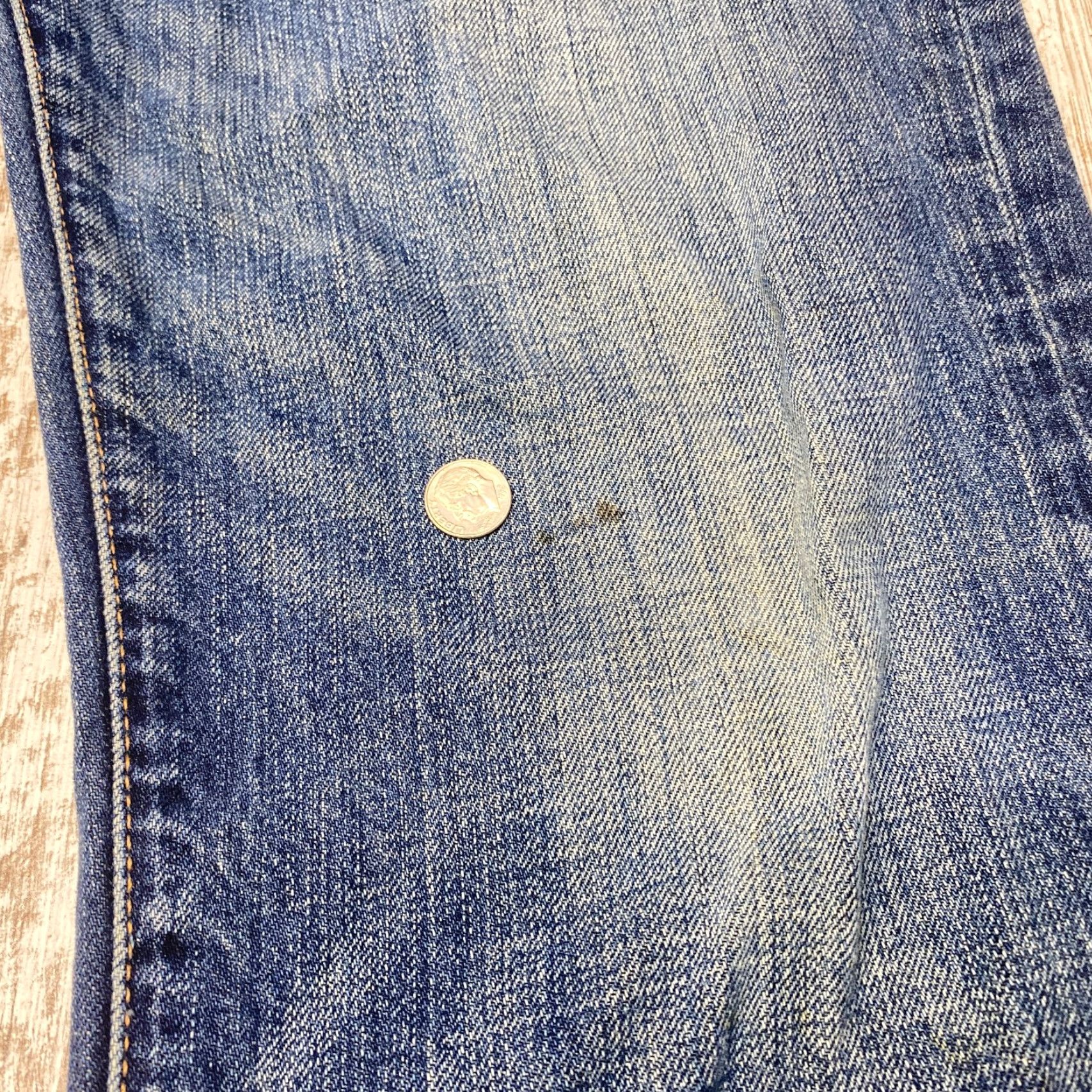 Abercrombie & Fitch Abercrombie & Fitch Jeans Mens 34x32 Straight Button Fly Whiskered DistressedY2K Size US 34 / EU 50 - 6 Thumbnail