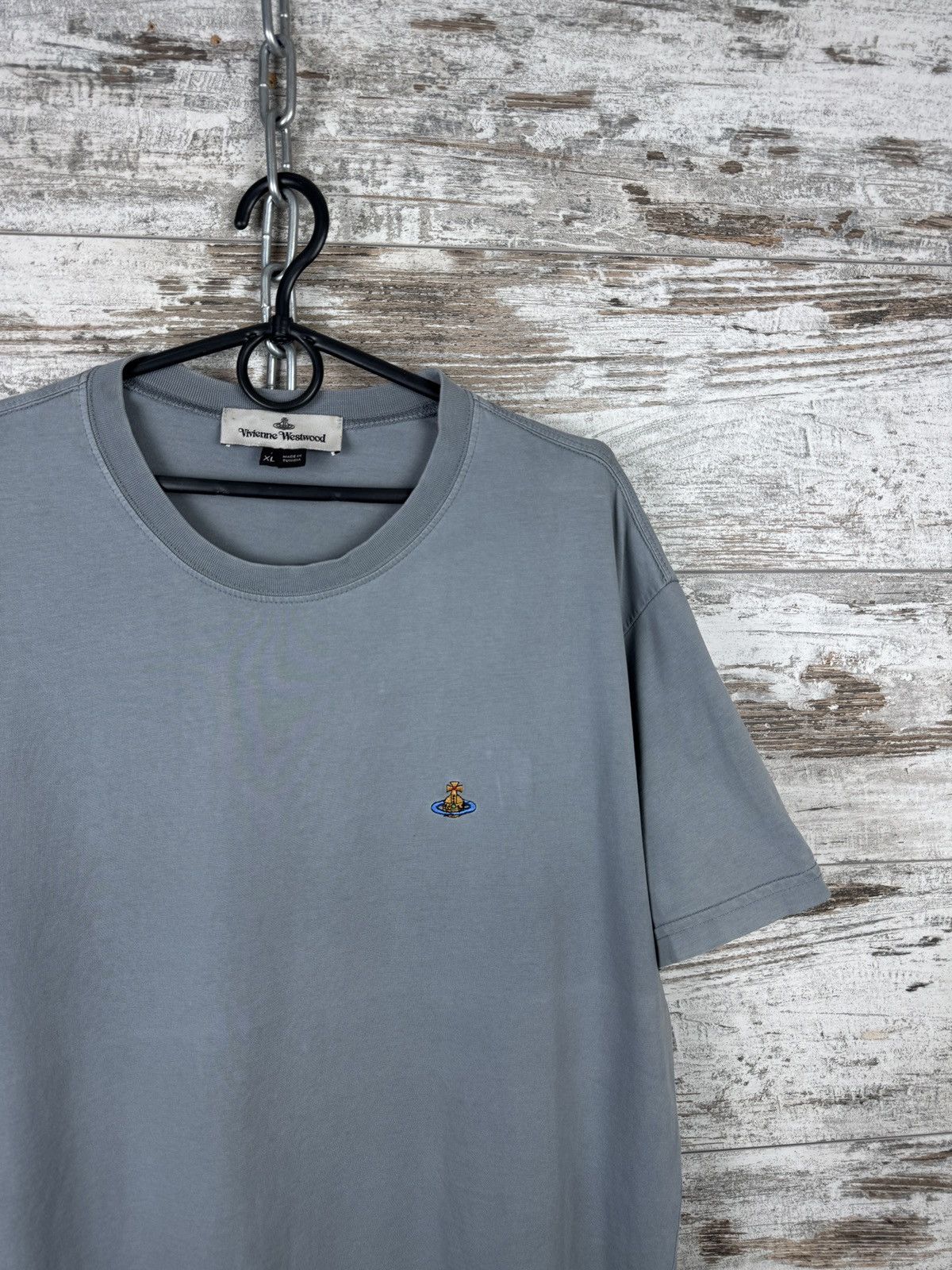 Vivienne Westwood Mens Vintage Vivienne Westwood classic T-shirt blue tee rare Size US XL / EU 56 / 4 - 3 Thumbnail