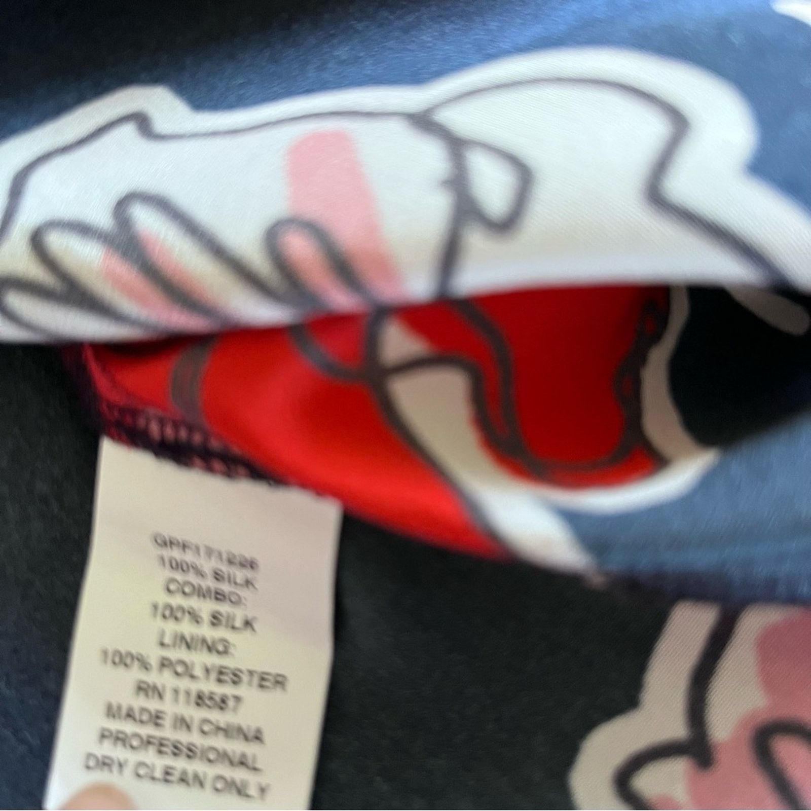 Jason Wu Grey Jason Wu navy floral print assymetrical silk midi dress Size M / US 6-8 / IT 42-44 - 13 Thumbnail