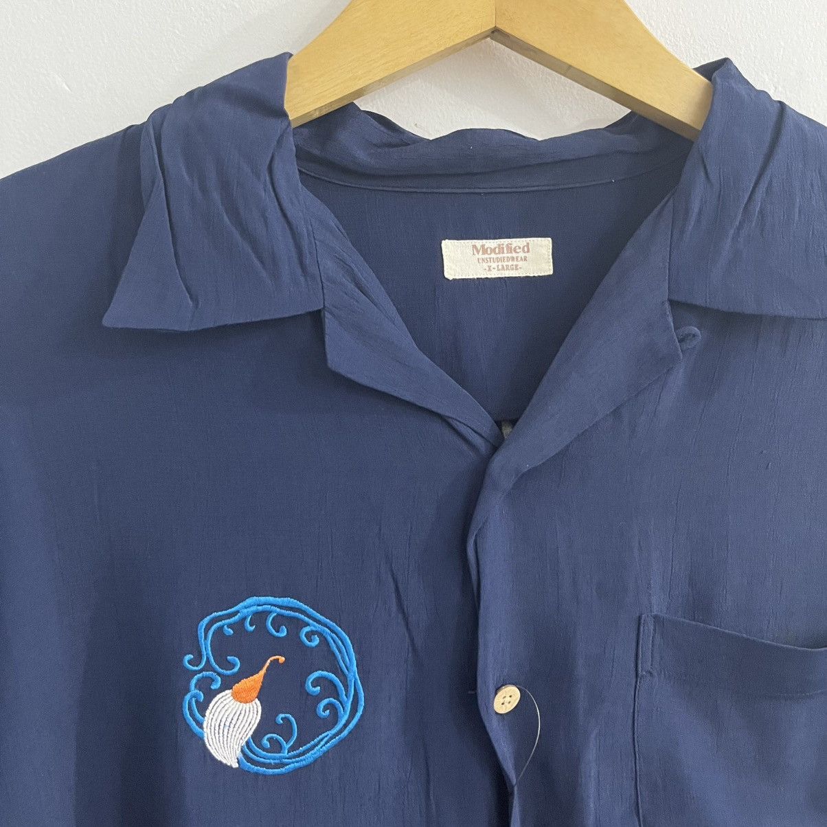 Japanese Brand Modified Embroidered Japan Etnic Button Up Size US XL / EU 56 / 4 - 5 Thumbnail