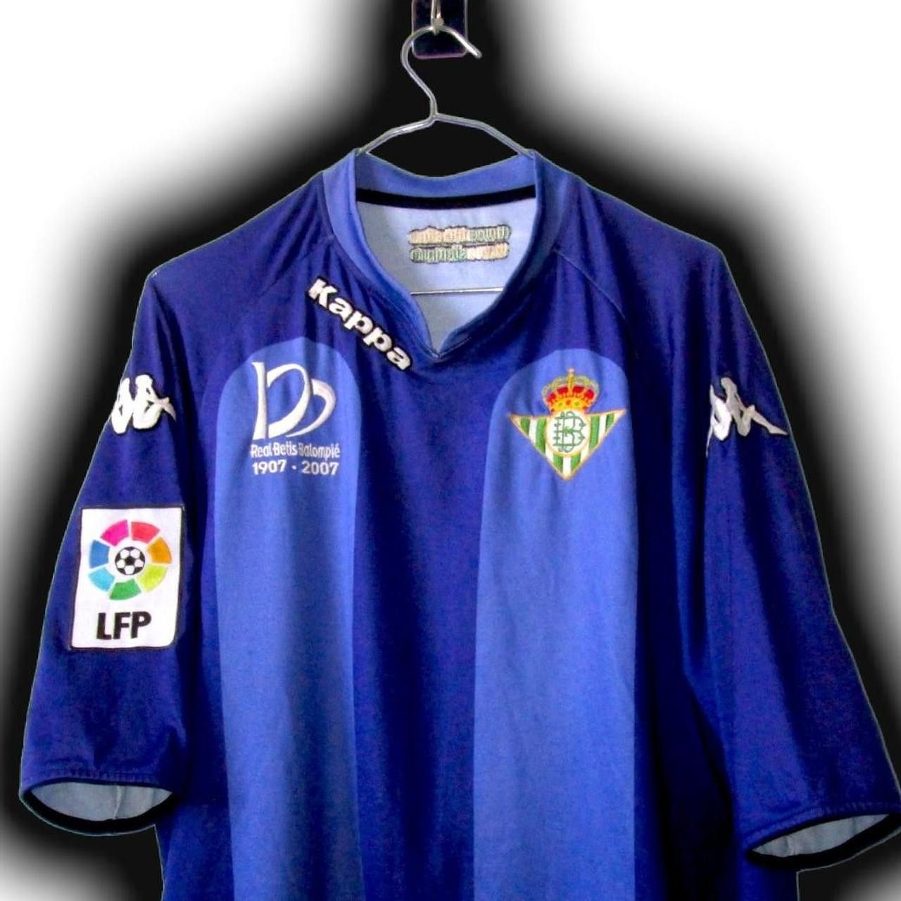 Kappa Real Betis Spain 2007 2008 Away Shirt Jersey Size US XL / EU 56 / 4 - 1 Thumbnail