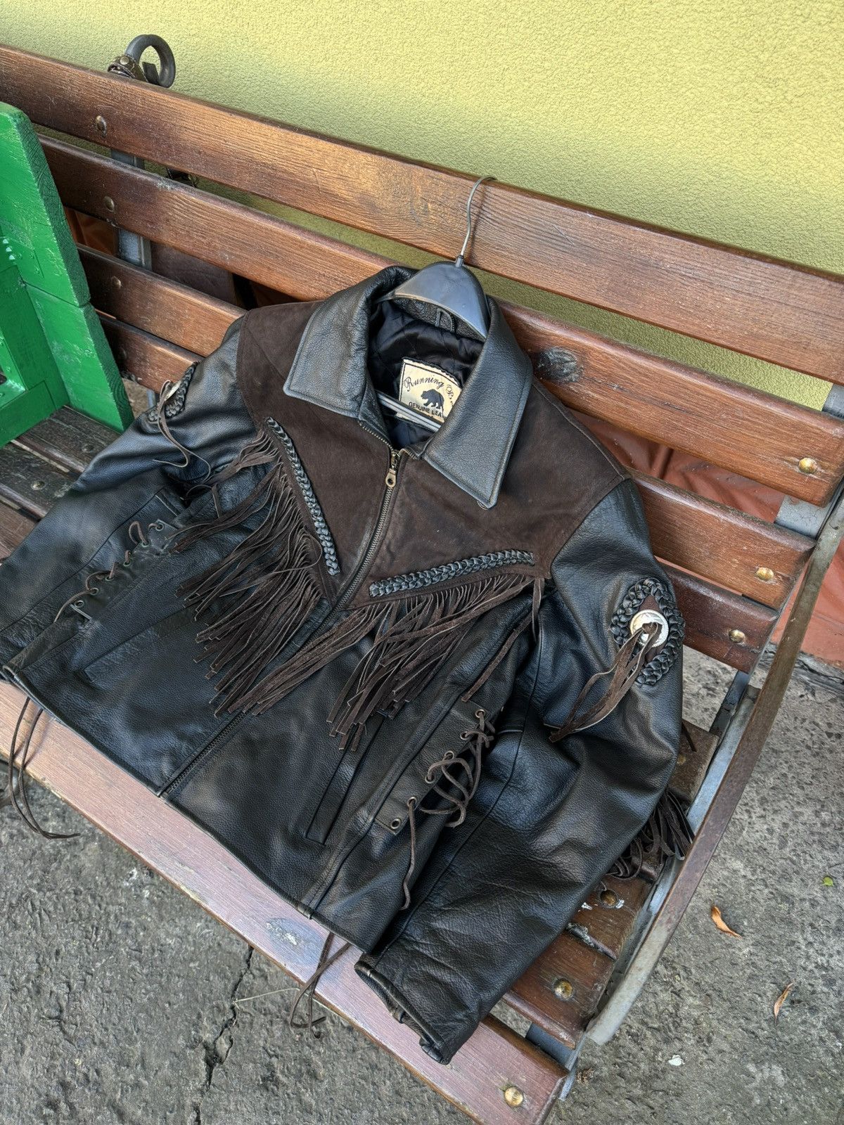 Vintage Vintage Suede Fringe Cowboy Western Leather Jacket Hype Rare Size US M / EU 48-50 / 2 - 2 Thumbnail