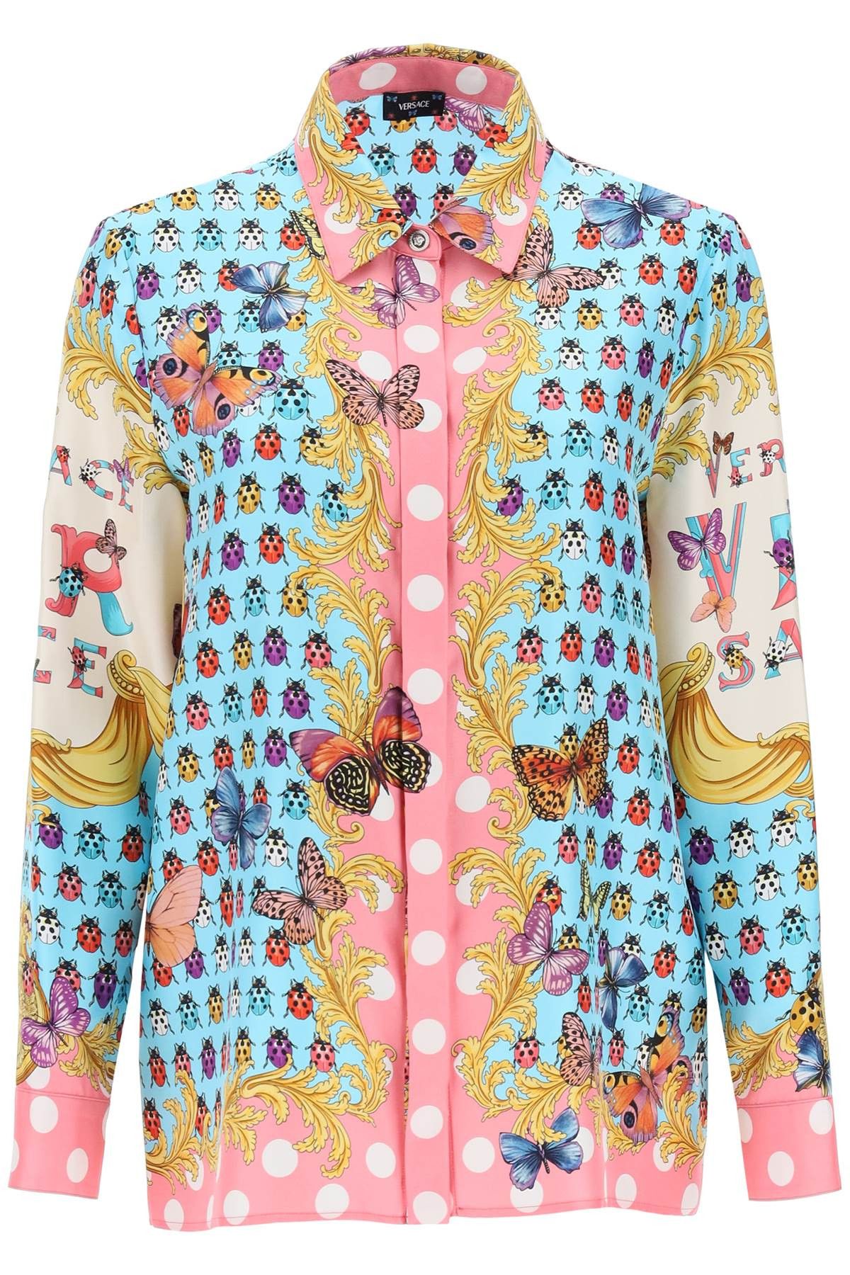 VERSACE Printed silk shirt · VERGLE