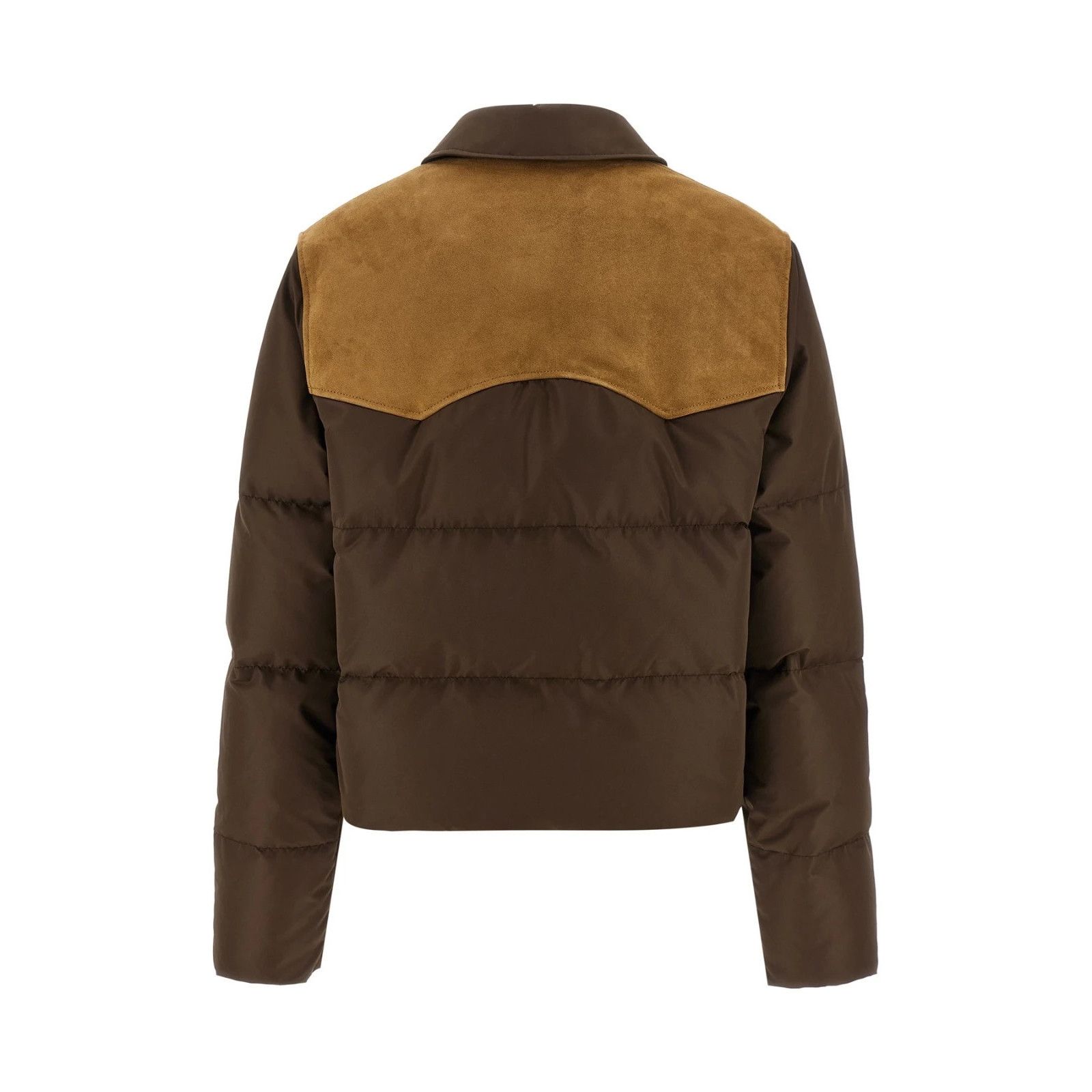 Miu Miu MIU MIU Ponge Tec Down Brown Polyester Jacket New & Authenti Size XS / US 0-2 / IT 36-38 - 2 Thumbnail