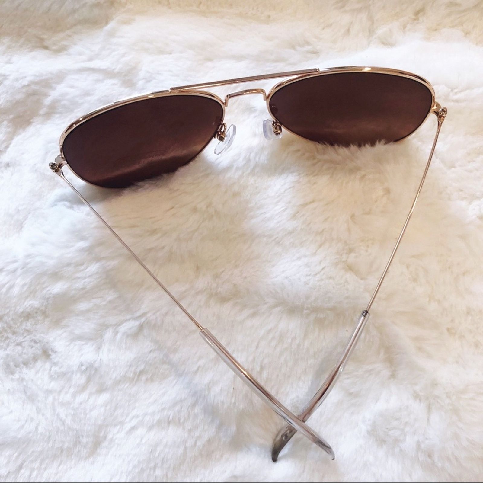 Other Georgia Dark Brown Aviator Sunglasses Size ONE SIZE - 7 Thumbnail