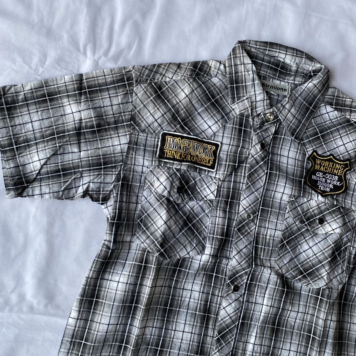 If Six Was Nine × Japanese Brand × Le Grande Bleu (L.G.B.) ImageWork Golden Eagle Button Up Workshirt Size US L / EU 52-54 / 3 - 2 Thumbnail
