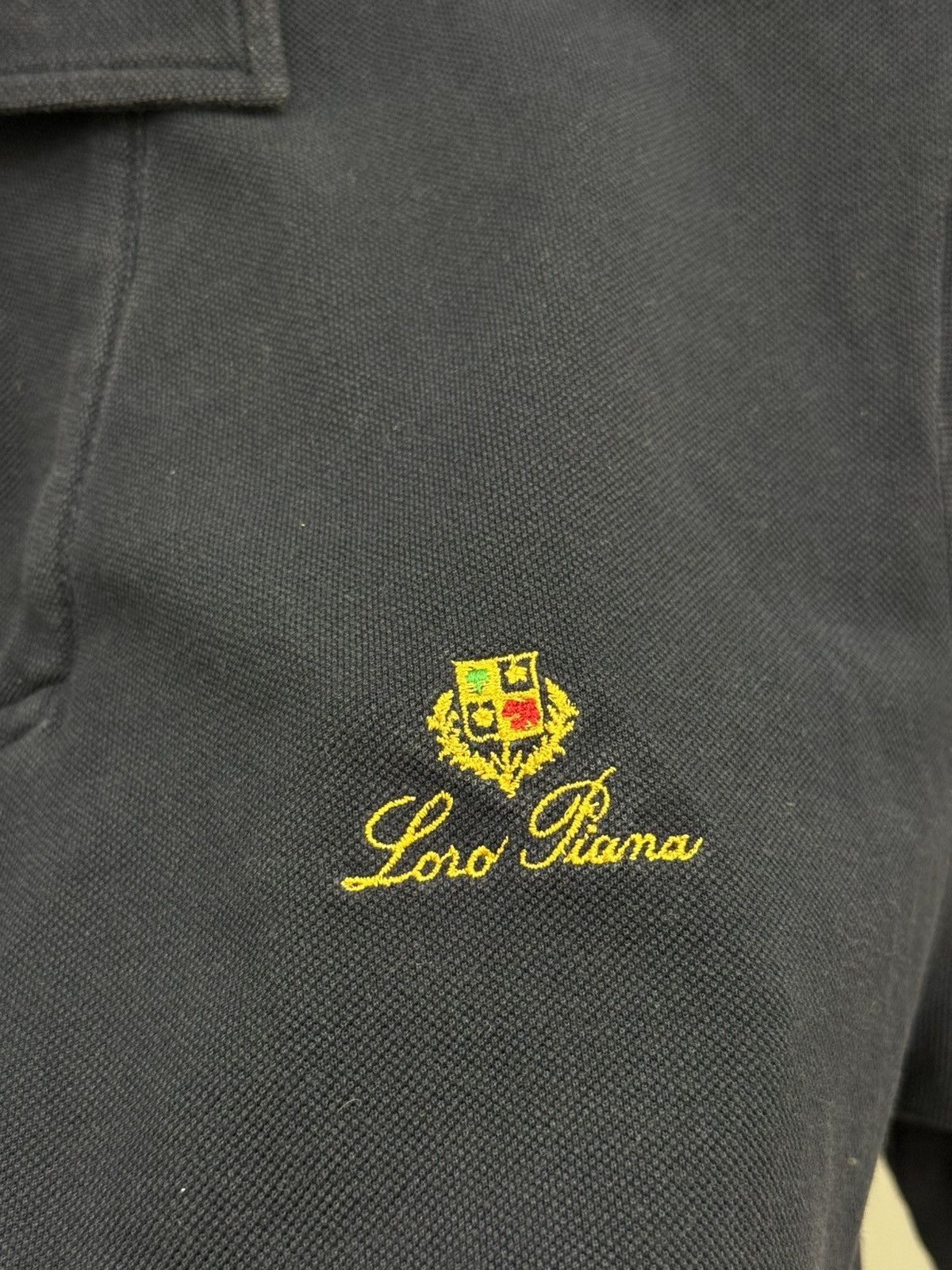 Loro Piana Loro Piana Italia Embroidered Polo Shirt Size US XL / EU 56 / 4 - 6 Thumbnail