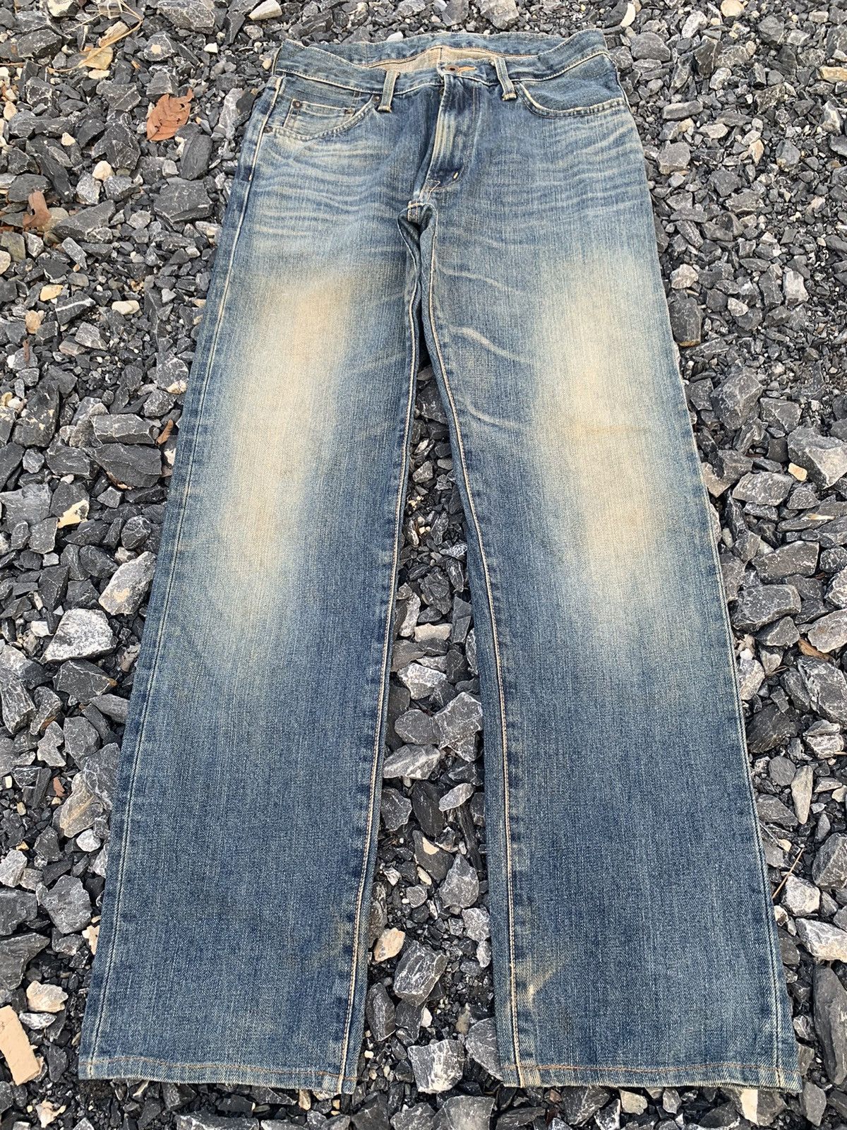 Kapital VINTAGE EDWIN 505XX SELVEDGE RUSTY JAPANESE DISTRESSED DENIM Size US 31 - 3 Thumbnail