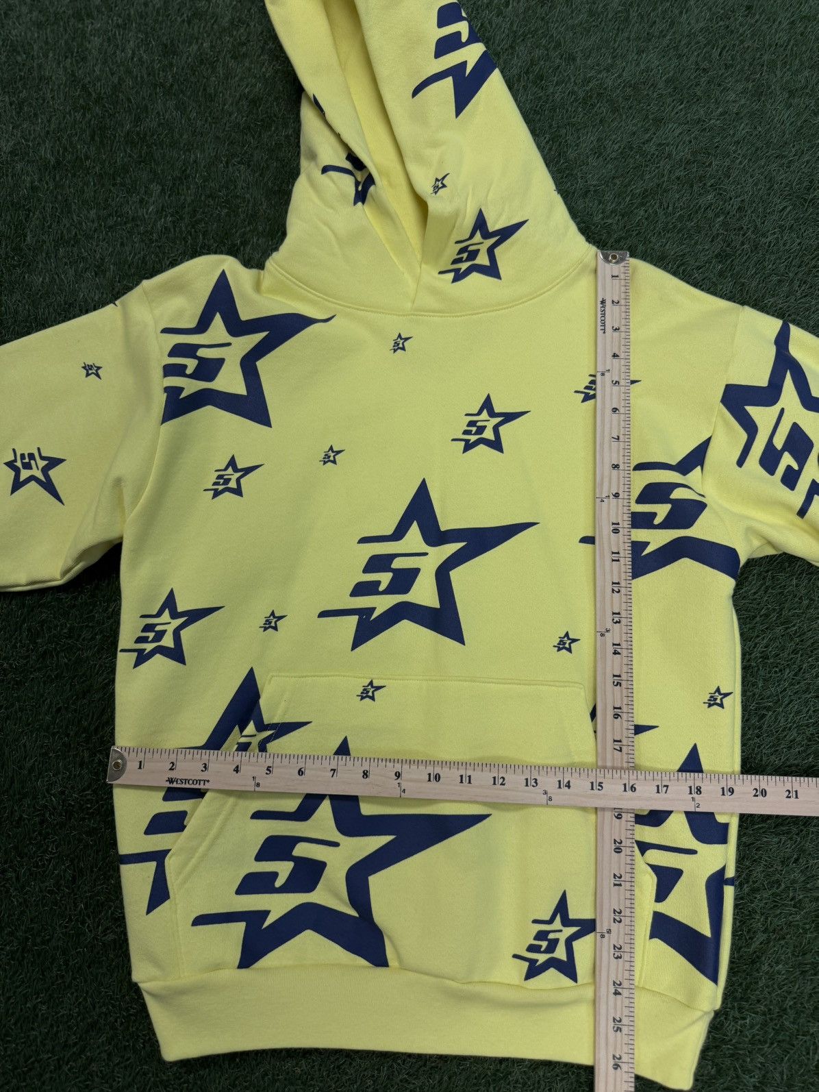 Sp5der Sp5der Worldwide Star Yellow Hoodie Size M (NEW) Size US M / EU 48-50 / 2 - 3 Thumbnail