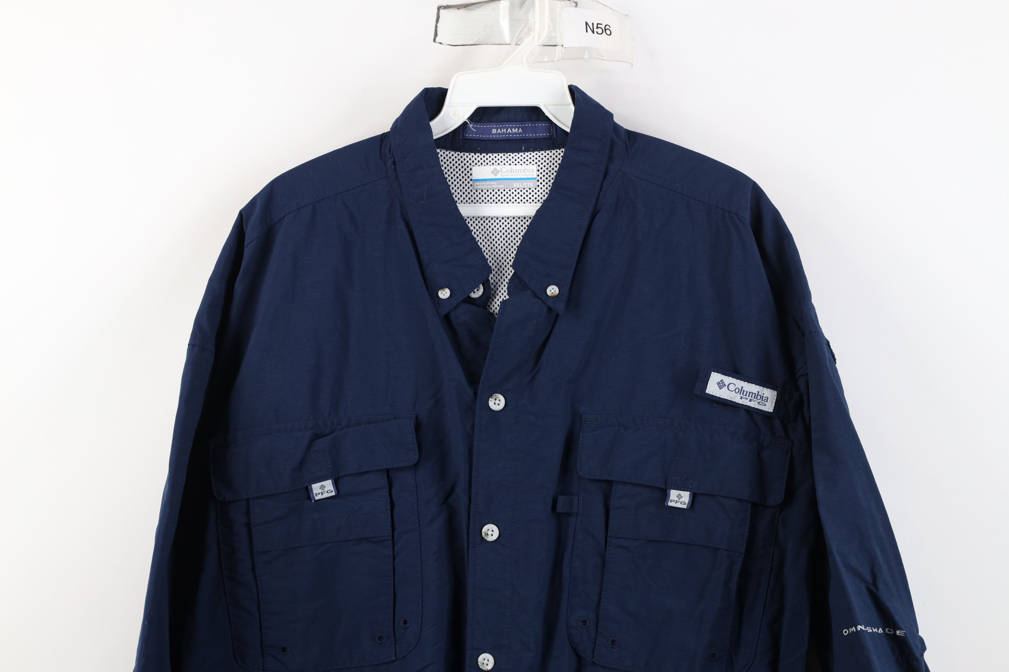 Columbia Columbia PFG Fishing Short Sleeve Collared Button Down Shirt Size US XXL / EU 58 / 5 - 2 Thumbnail