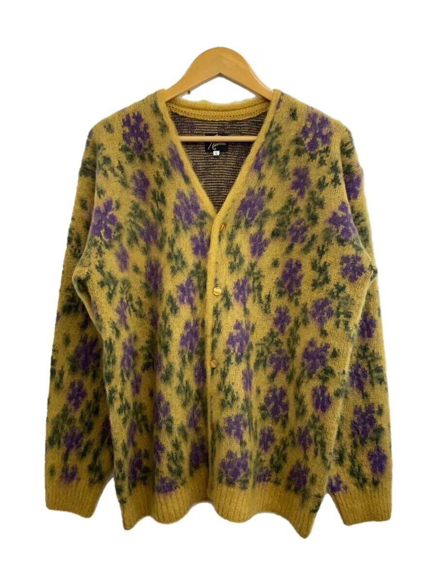トップス mame Wool Mohair Floral Knitted Cardigan Louloudia Floral Jacquard Knit Cardigan in Merino Mohair
