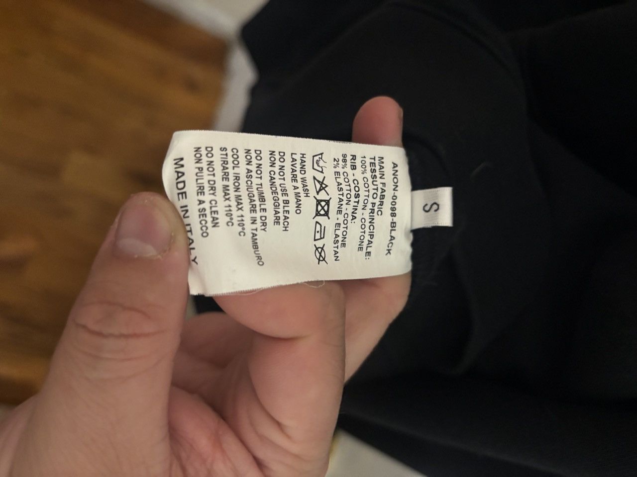 Anonymous Club Anonymous Club Black Heritage Hoodie Size US S / EU 44-46 / 1 - 5 Thumbnail