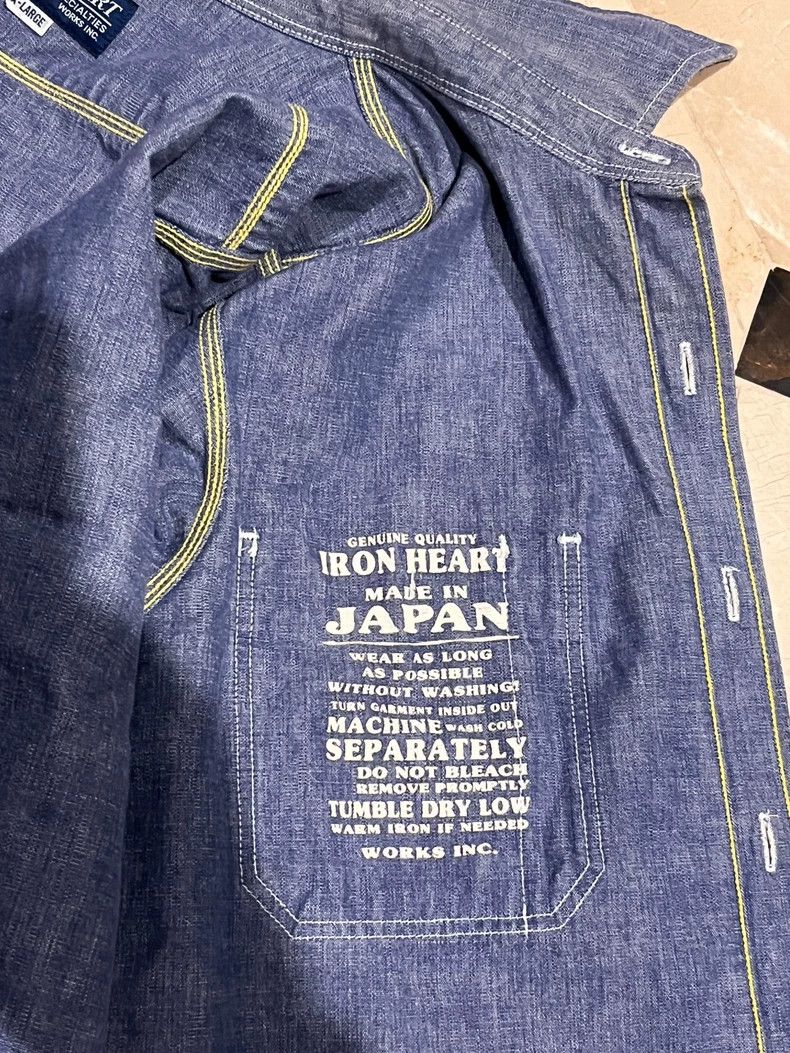 Iron Heart Iron heart Bare-eared denim shirt Size US XL / EU 56 / 4 - 4 Thumbnail