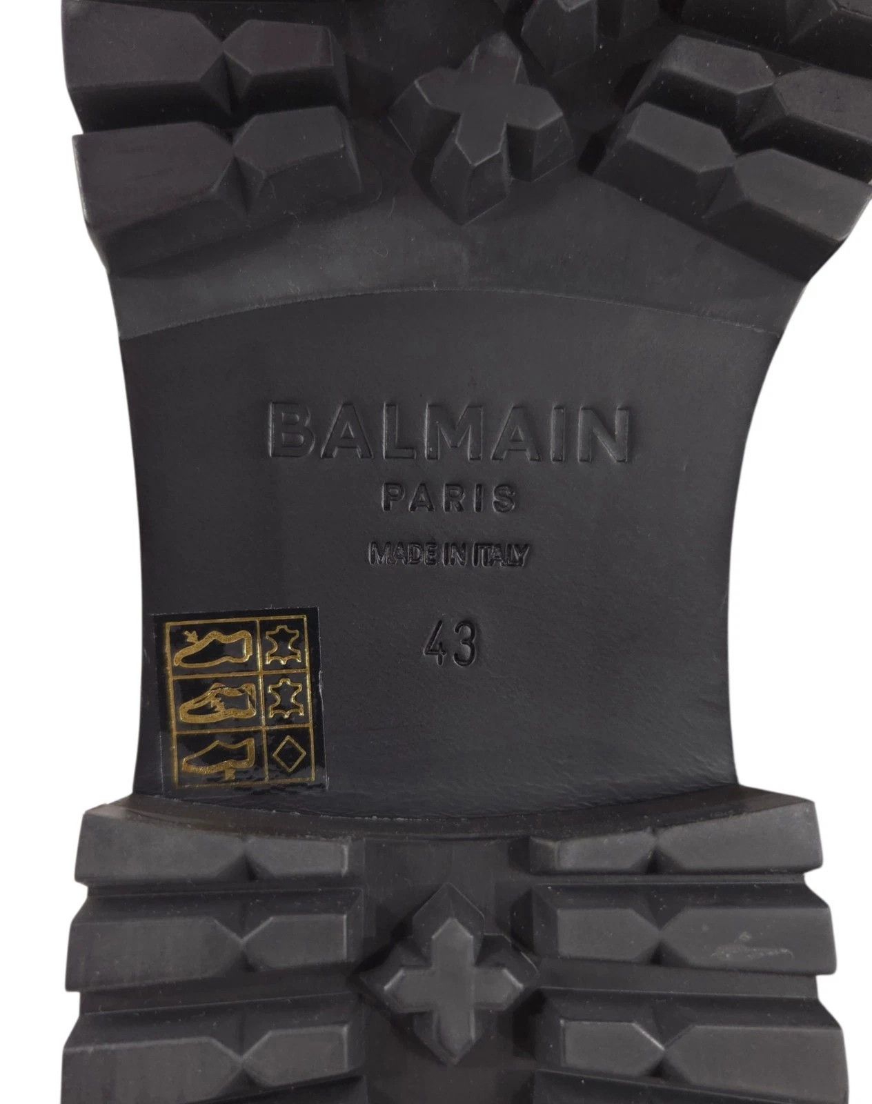 Balmain Balmain B Logo Buckle Ranger Combat Boots Mens US 10 IT 43 Size US 10 / EU 43 - 11 Thumbnail