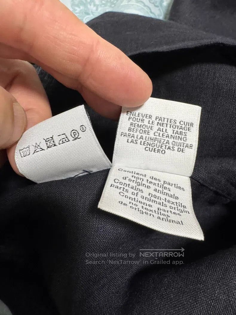 Hermes Hermes size 41 Linen jacket shirt, 100% linen, with leather Size US M / EU 48-50 / 2 - 9 Thumbnail