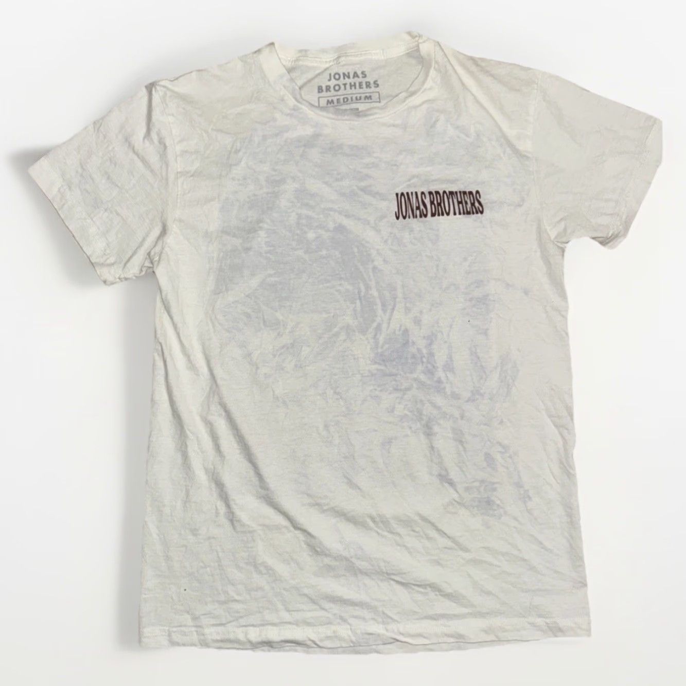 Vintage VINTAGE Jonas Brothers Band Tee 2000s White Graphic T-Shirt Men’s Medium 19x26 Size US M / EU 48-50 / 2 - 3 Thumbnail