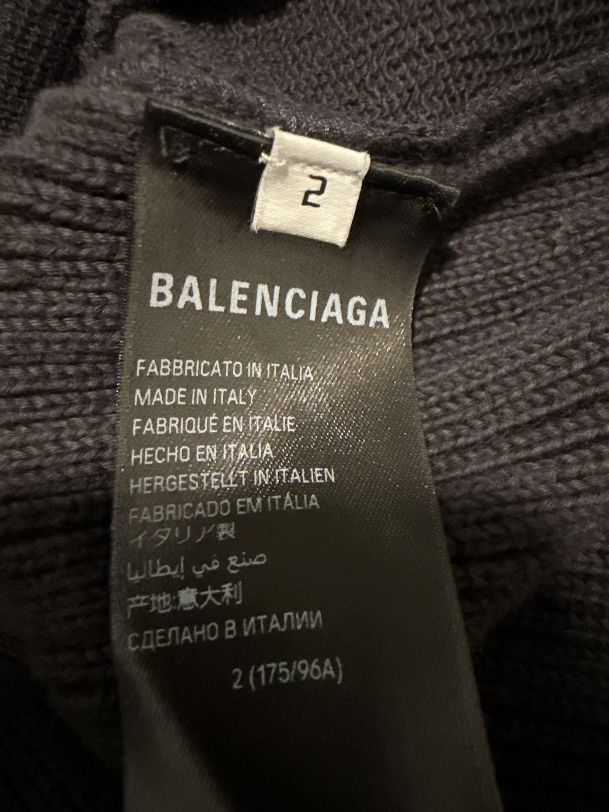 Balenciaga Balenciaga hybrid zipup Size US L / EU 52-54 / 3 - 6 Thumbnail