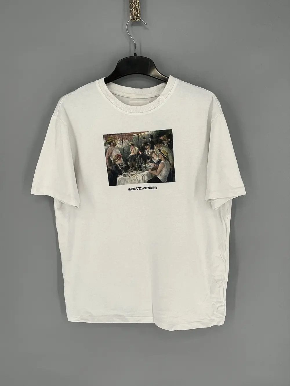 Vintage Reserved about last night tshirt Streetwear Style Size US L / EU 52-54 / 3 - 2 Thumbnail