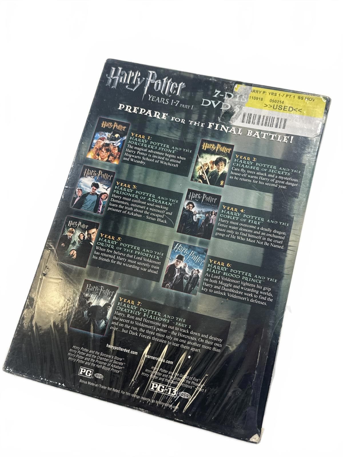 Other Harry Potter: Years 1-7 (DVD, 2011, 7-Disc Set) Resealed Size ONE SIZE - 2 Thumbnail
