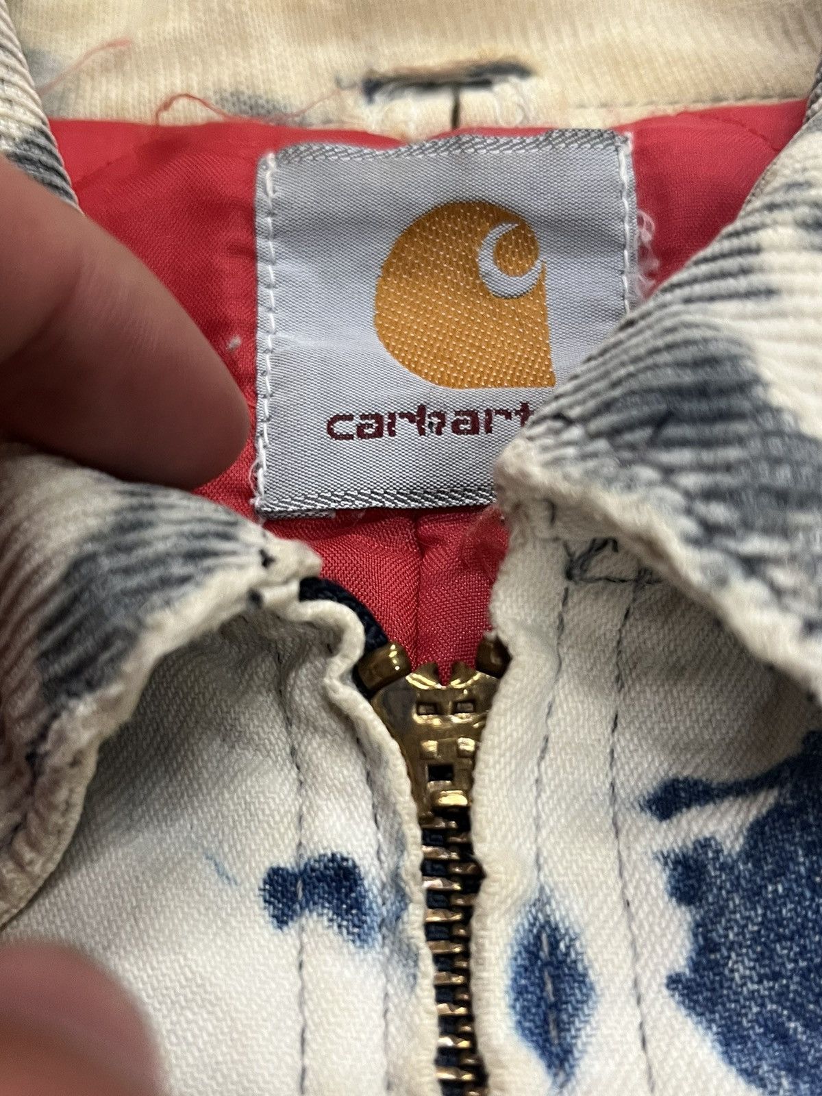 Carhartt Carhartt Detroit rare acid wash jacket hype rare workwear Size US L / EU 52-54 / 3 - 9 Thumbnail