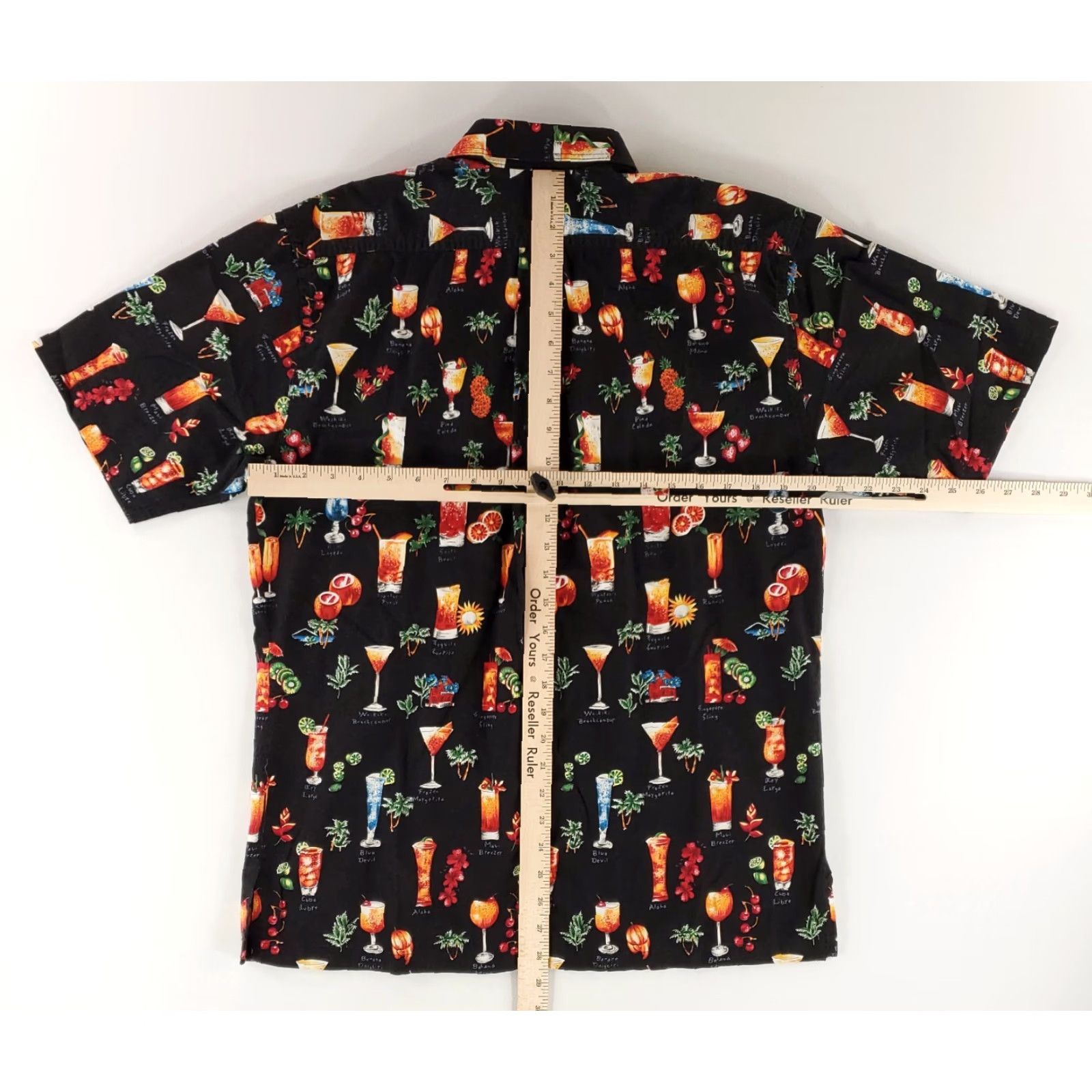 Vintage Weekender Shirt Cocktails Short Sleeve Hawaiian Button Up Black Mens L Mens L Size US L / EU 52-54 / 3 - 5 Thumbnail