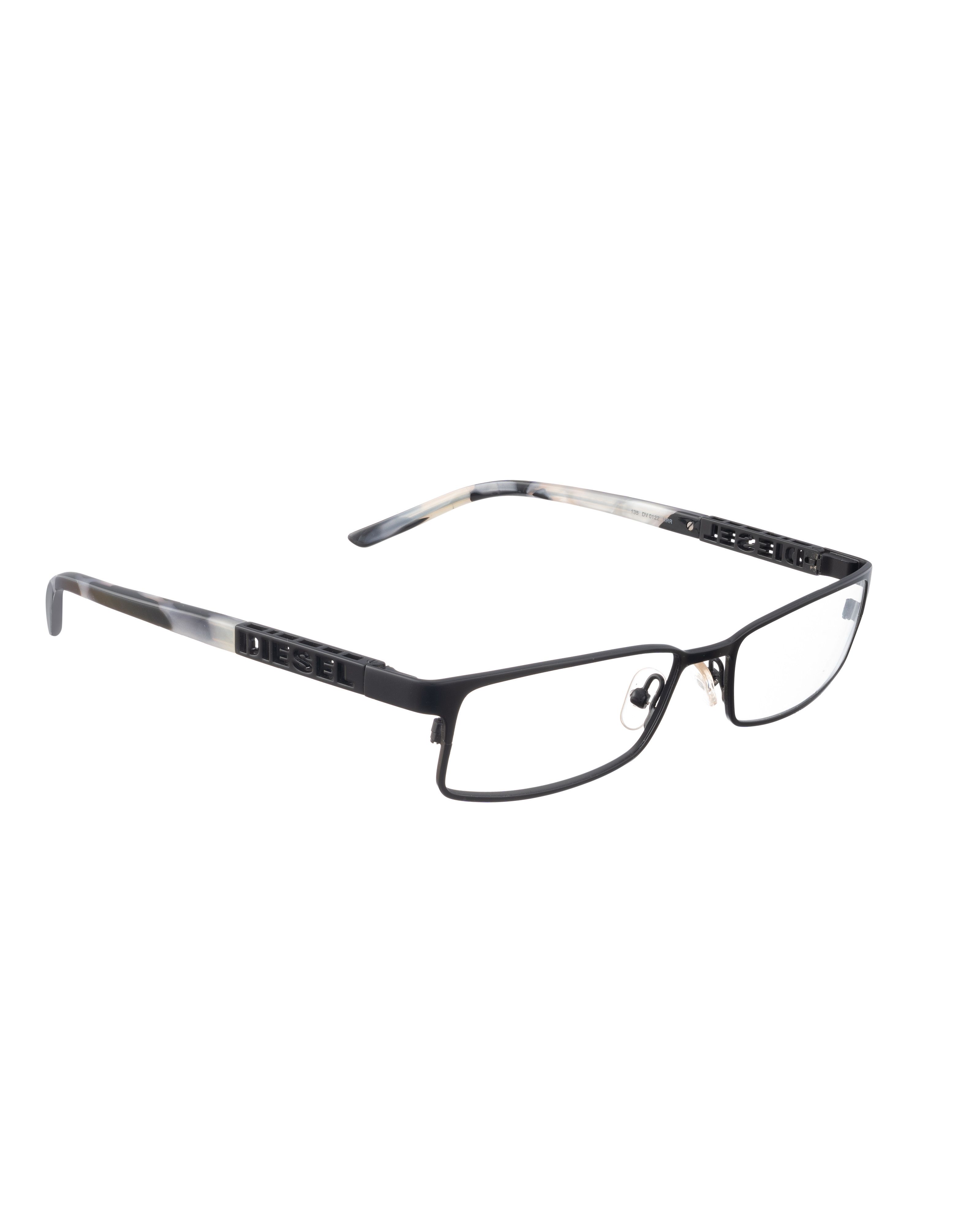 Diesel Diesel '00s Black & White Signature Glasses Size ONE SIZE - 1 Thumbnail