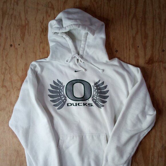 NCAA × Nike Nike Oregon Ducks Mid Swoosh Hoodie Sweatshirt Size US L / EU 52-54 / 3 - 2 Thumbnail