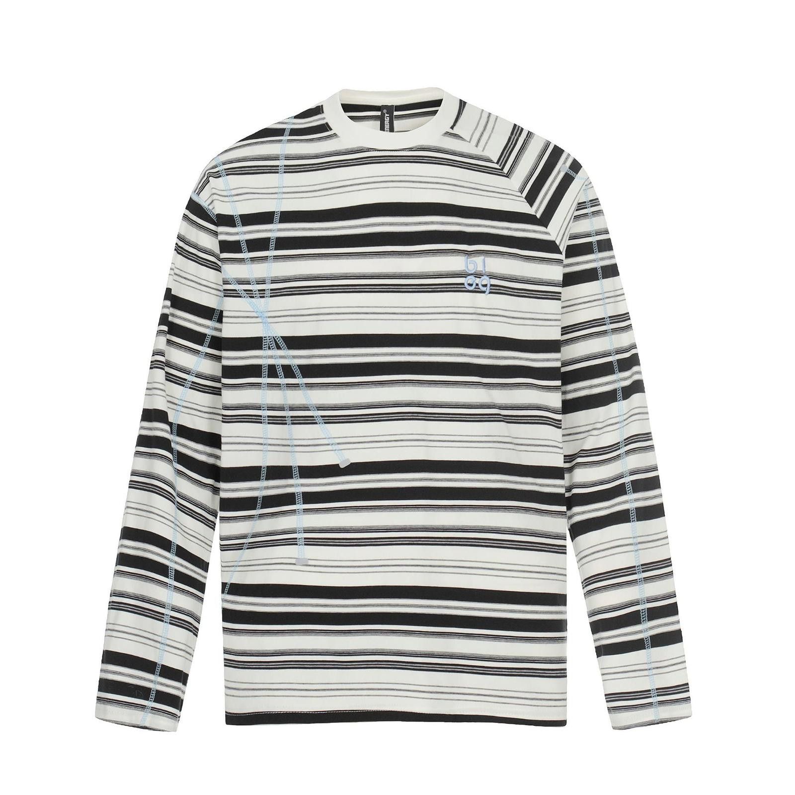 Other Stripe Contrast Long-Sleeve Tee | Topstitch Detail Size US M / EU 48-50 / 2 - 3 Thumbnail