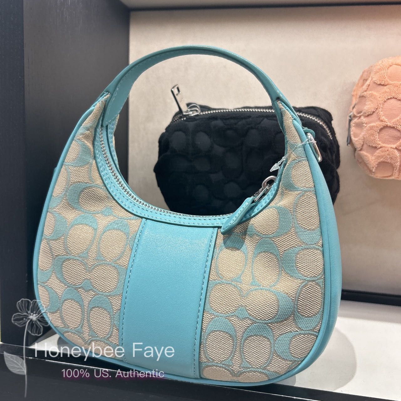 Coach Carmen Mini Crossbody In Signature Jacquard CT773 Size ONE SIZE - 4 Thumbnail