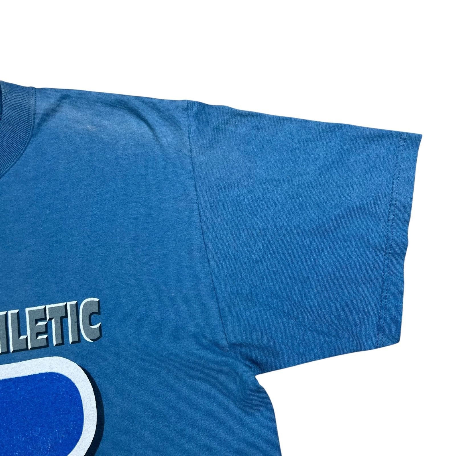 Russell Athletic × Vintage Vintage 90s Russell Athletic Get Tough promo shirt shirt tee Size US L / EU 52-54 / 3 - 5 Thumbnail